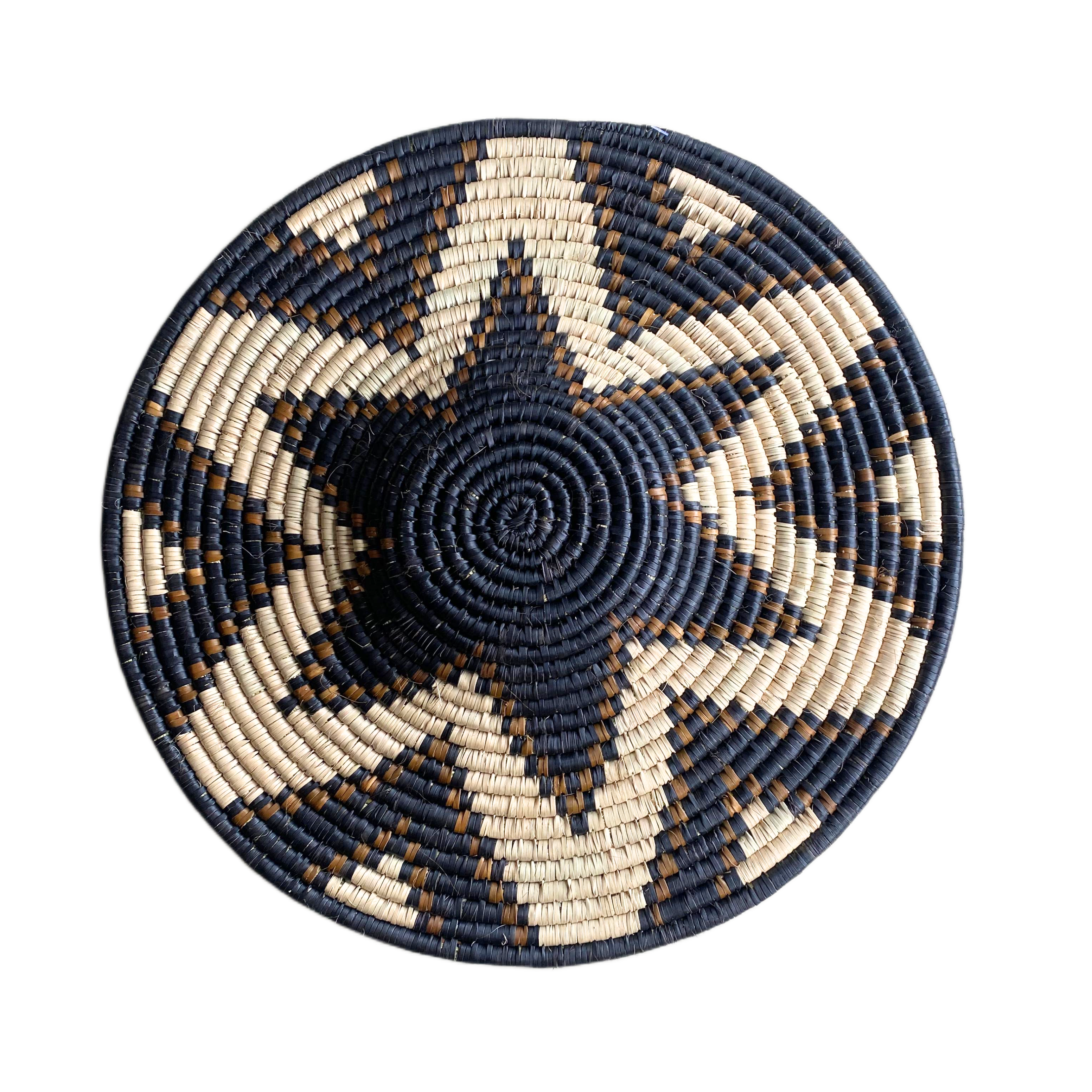 Hand Weaved Wall Ornament - Blooming Flowers (MXZX)