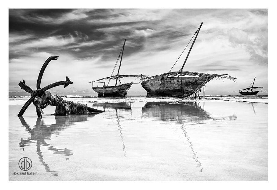 David Ballam Rolled Canvas Prints - Zanzibar At Sea Collection (120cm x 180cm)