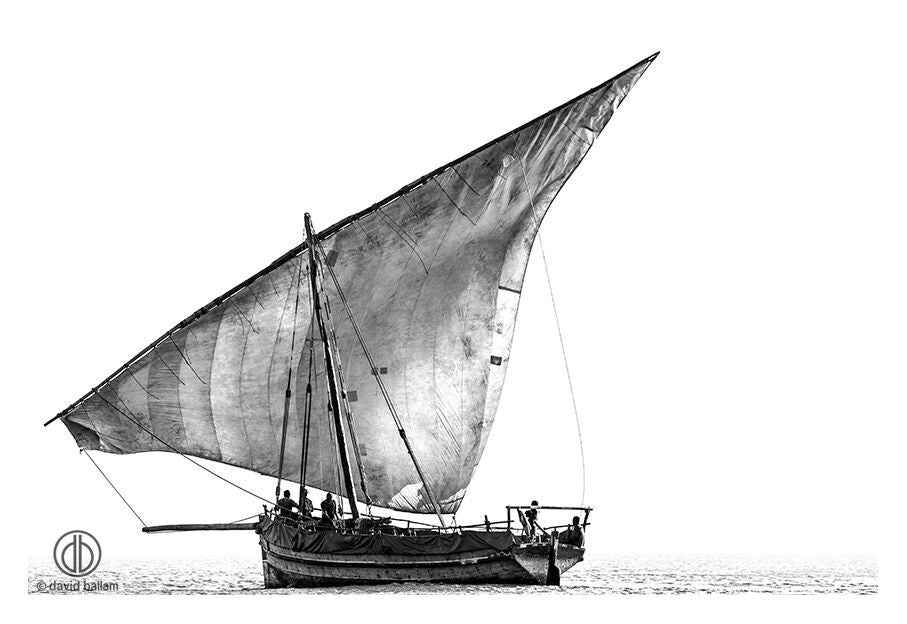 David Ballam Rolled Canvas Prints - Zanzibar At Sea Collection (120cm x 180cm)