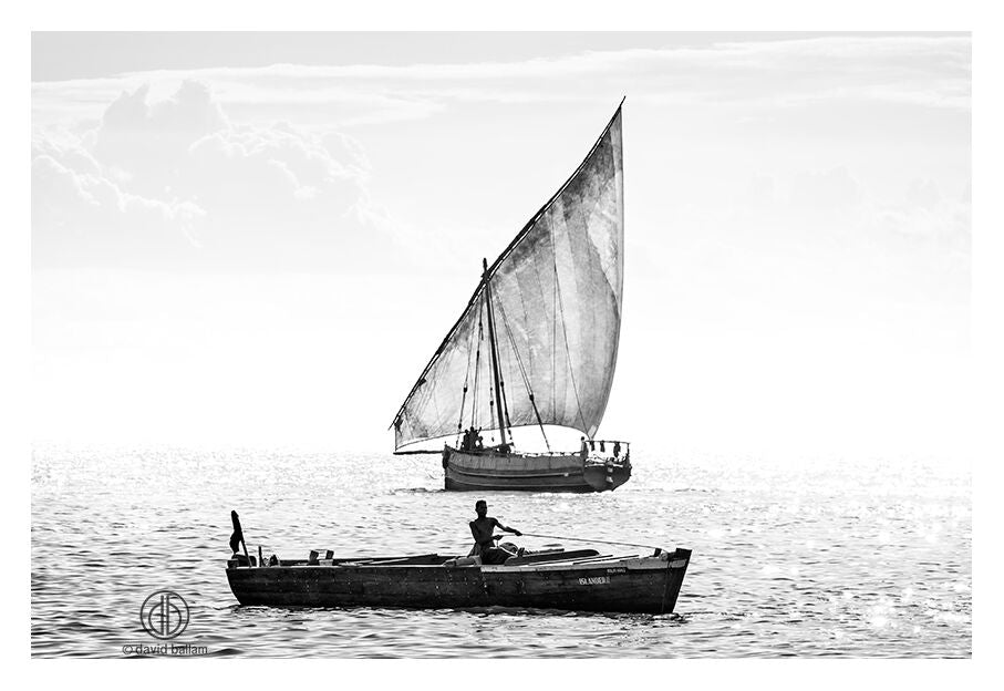 David Ballam Rolled Canvas Prints - Zanzibar At Sea Collection (120cm x 180cm)