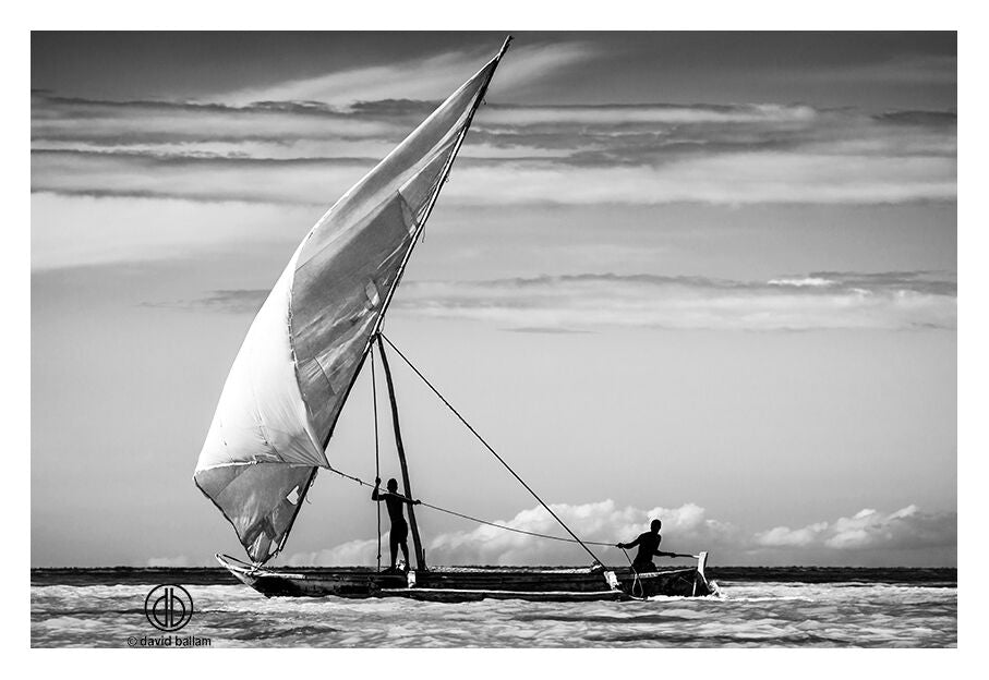 David Ballam Rolled Canvas Prints - Zanzibar At Sea Collection (120cm x 180cm)