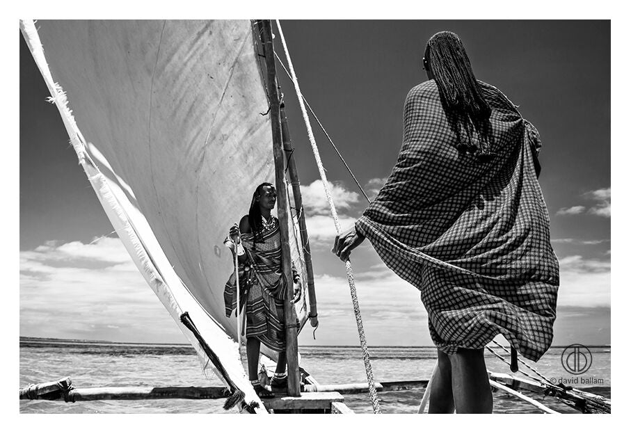 David Ballam Rolled Canvas Prints - Zanzibar At Sea Collection (120cm x 180cm)