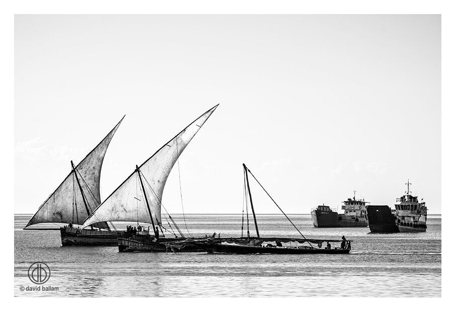 David Ballam Rolled Canvas Prints - Zanzibar At Sea Collection (120cm x 180cm)