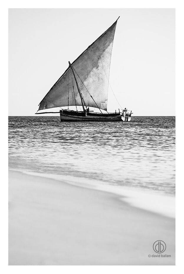 David Ballam Rolled Canvas Prints - Zanzibar At Sea Collection (120cm x 180cm)