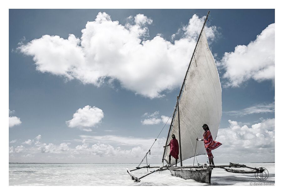 David Ballam Rolled Canvas Prints - Zanzibar At Sea Collection (120cm x 180cm)
