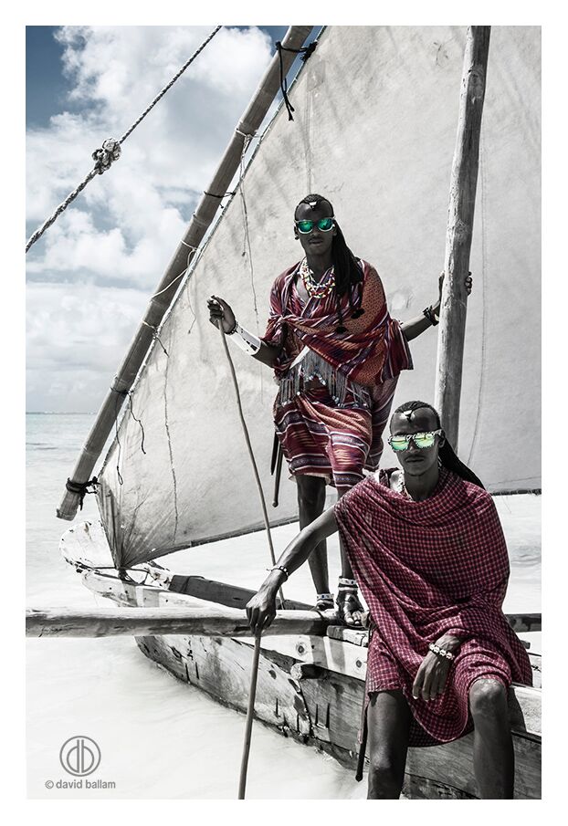 David Ballam Rolled Canvas Prints - Zanzibar At Sea Collection (120cm x 180cm)
