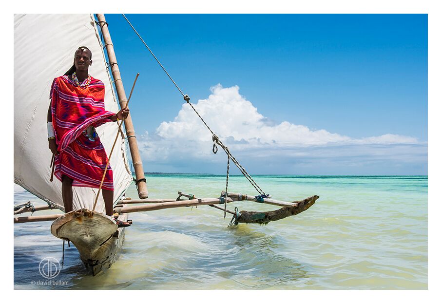 David Ballam Rolled Canvas Prints - Zanzibar At Sea Collection (120cm x 180cm)