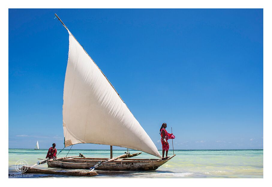 David Ballam Rolled Canvas Prints - Zanzibar At Sea Collection (120cm x 180cm)