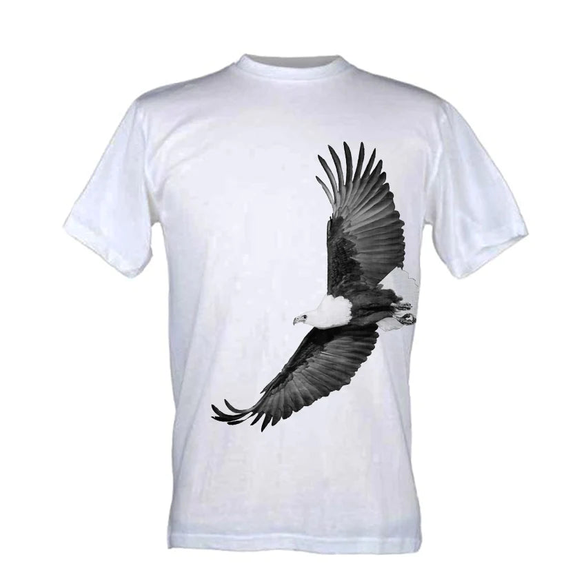 B&W Nature T-Shirt: African Fish Eagle