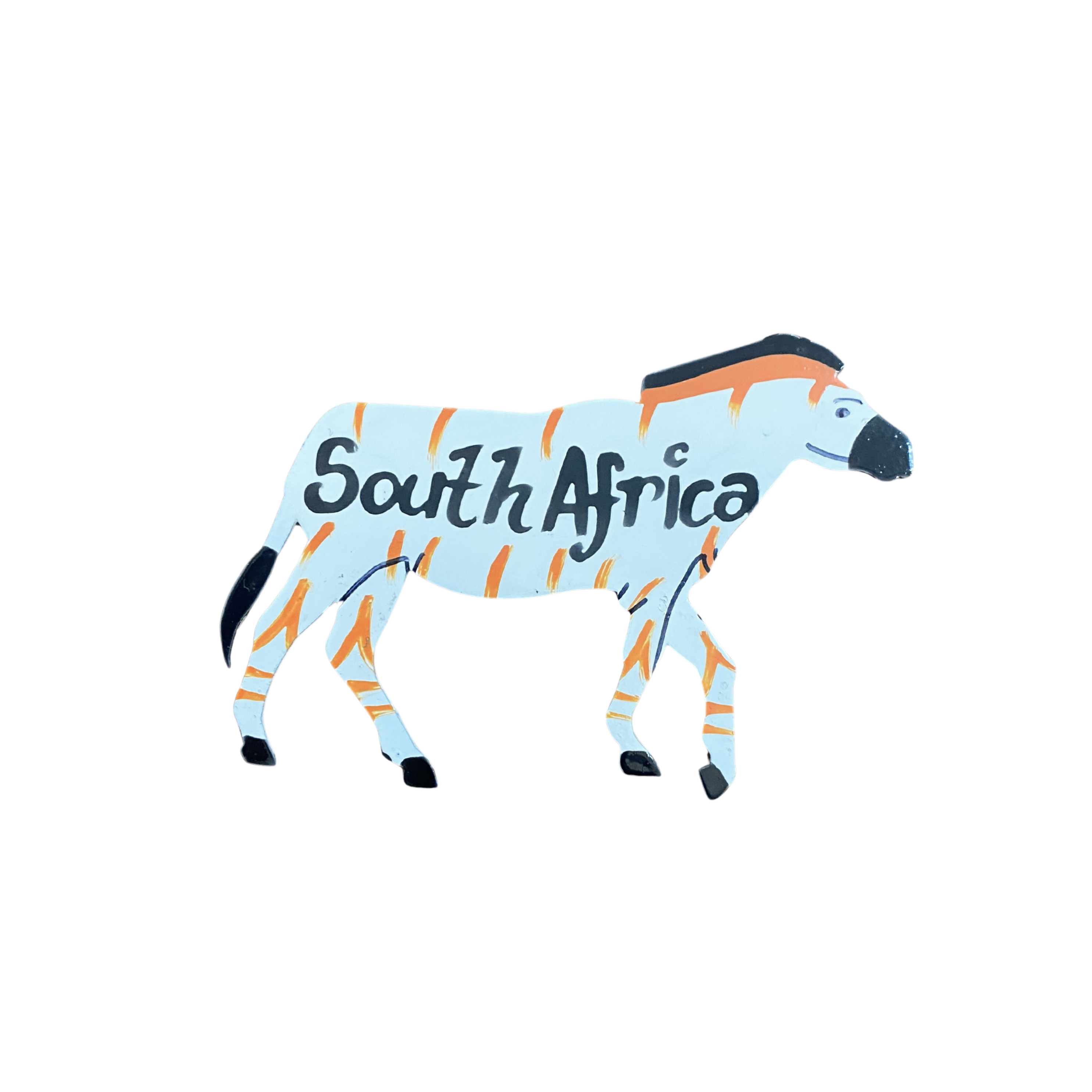 Hand Painted Animal Fridge Magnet (Plains Animals)