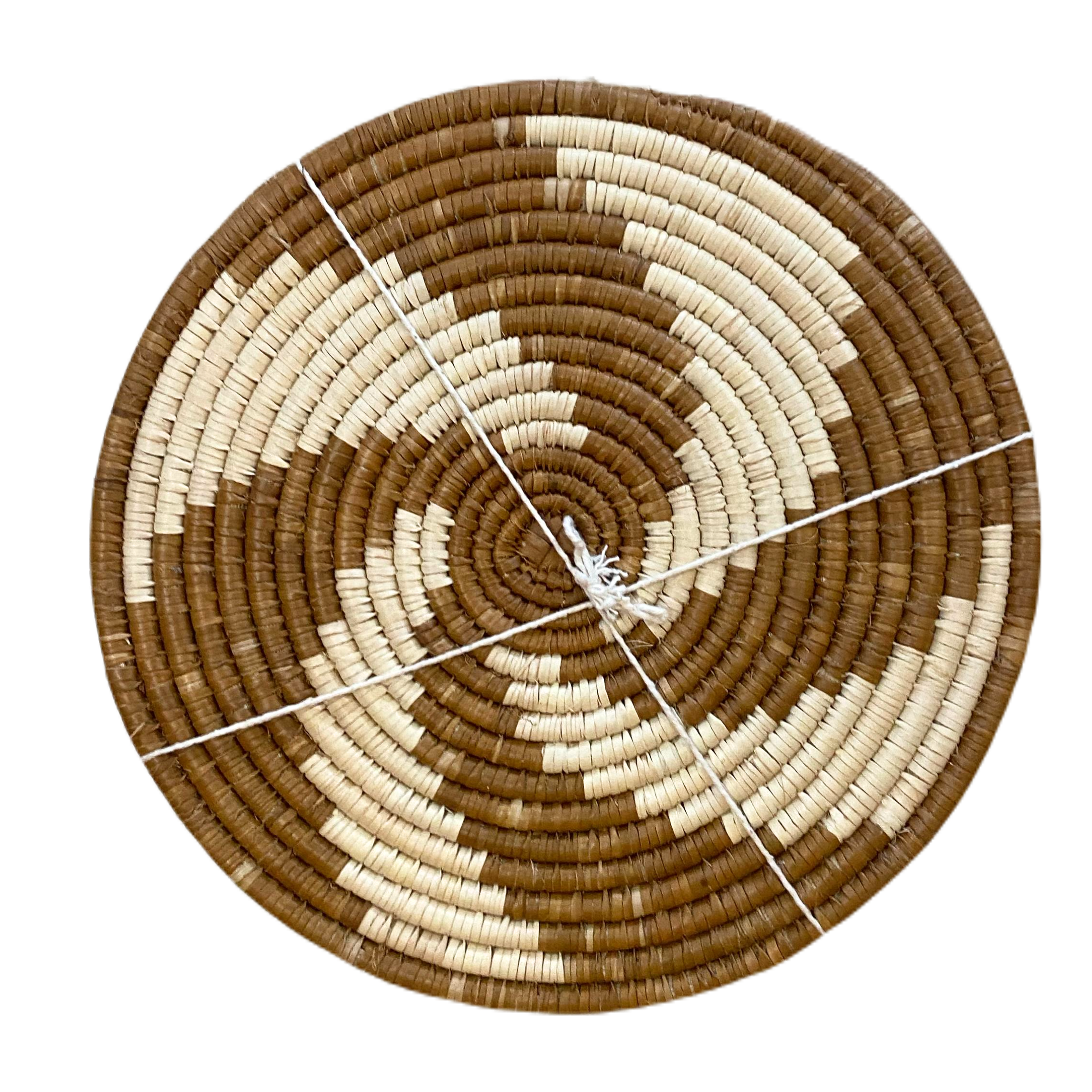 Hand Woven Ilala Palm Placemats (Brown - 4 Pack)