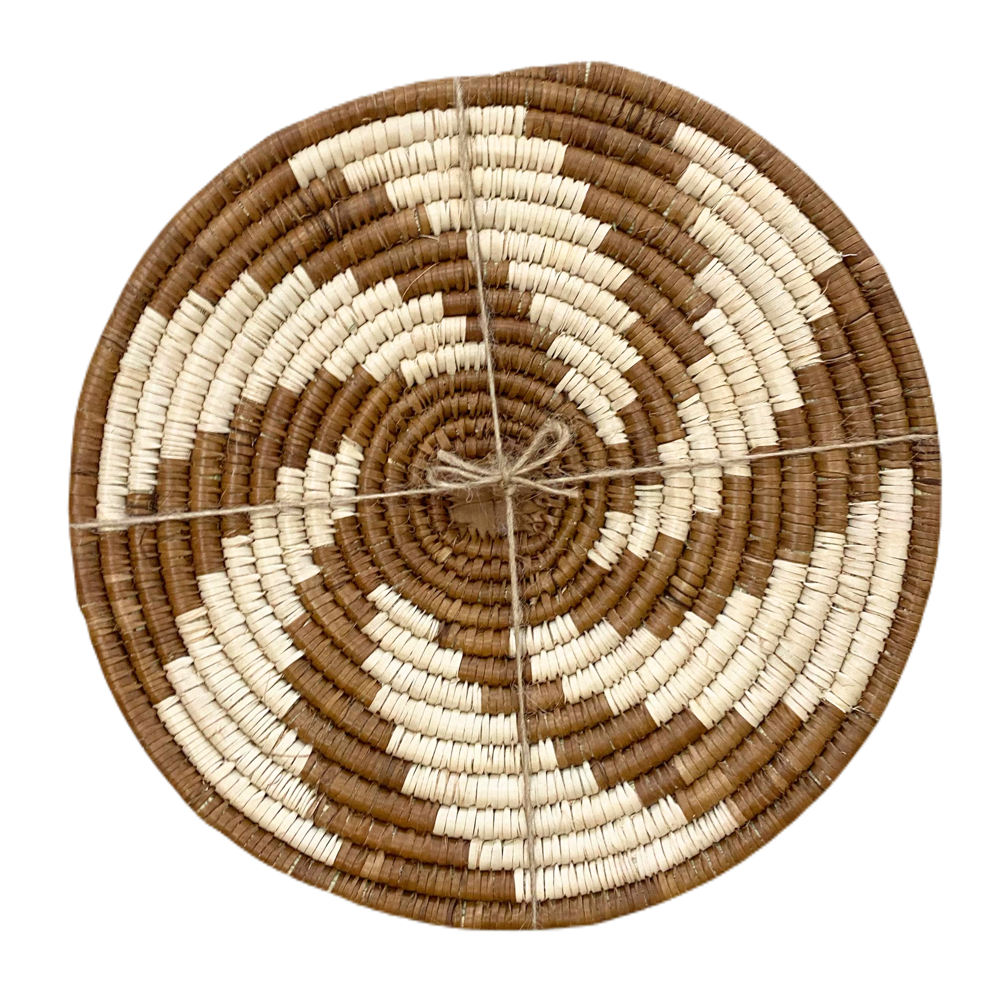 Hand Woven Ilala Palm Placemats (Brown - 4 Pack)