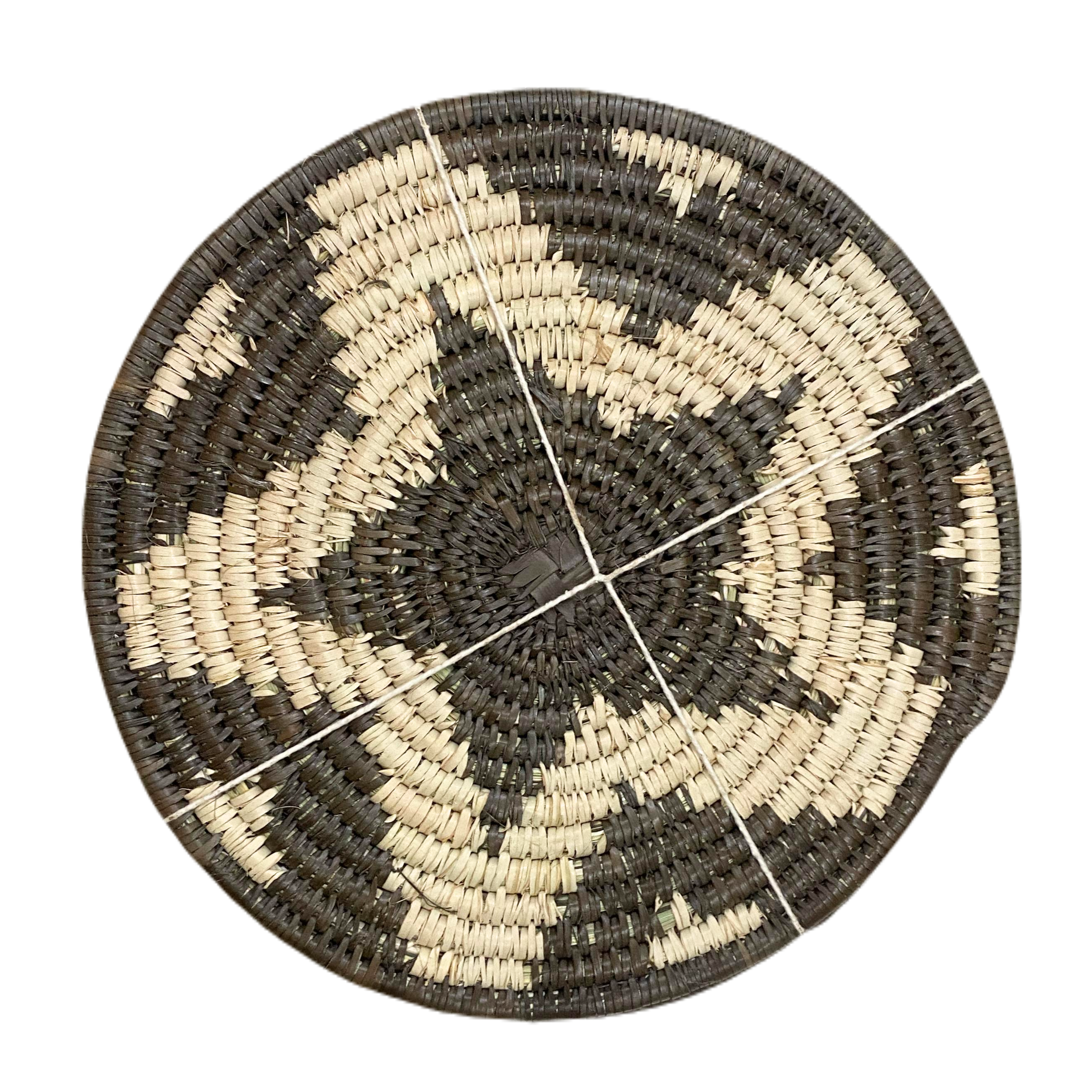 Hand Woven Ilala Palm Placemats (Grey - 4 Pack)