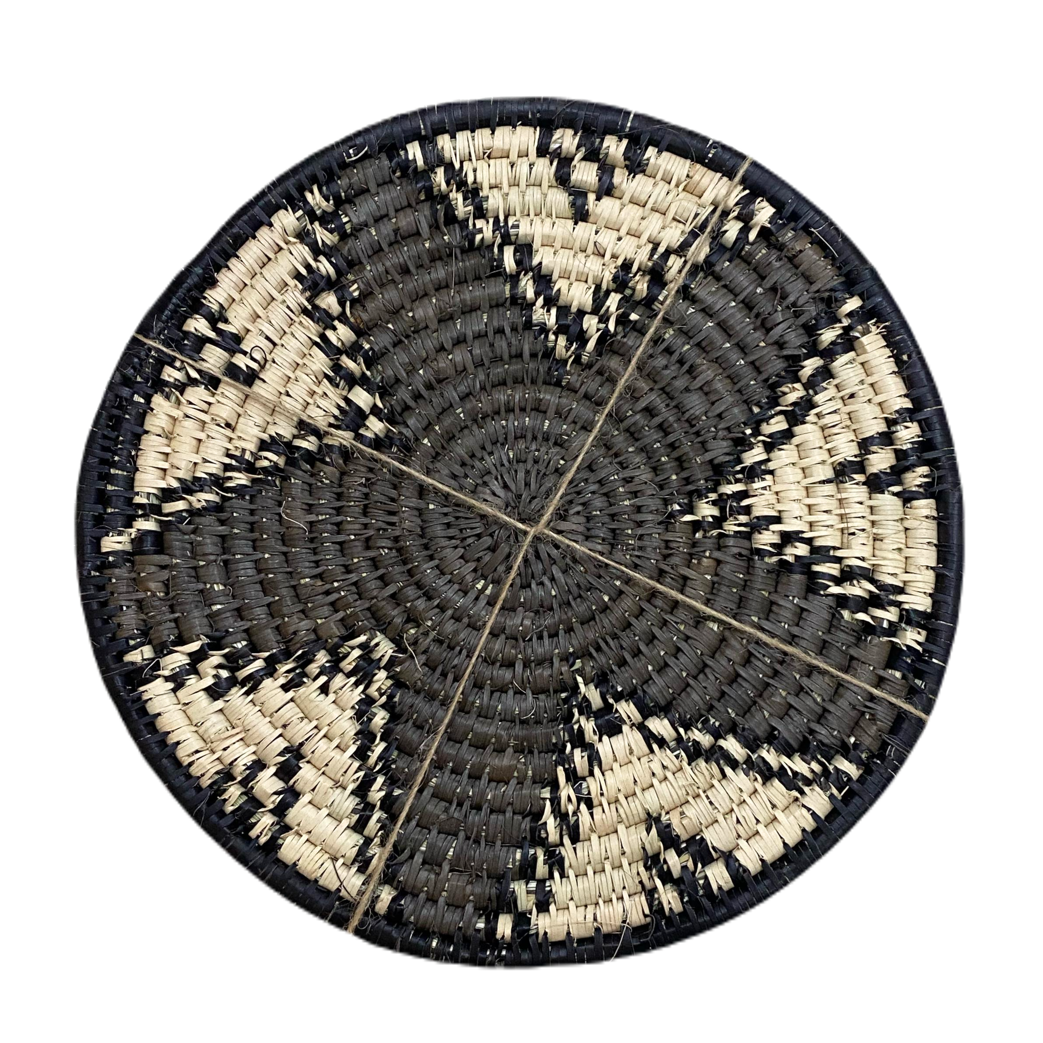 Hand Woven Ilala Palm Placemats (Grey - 4 Pack)