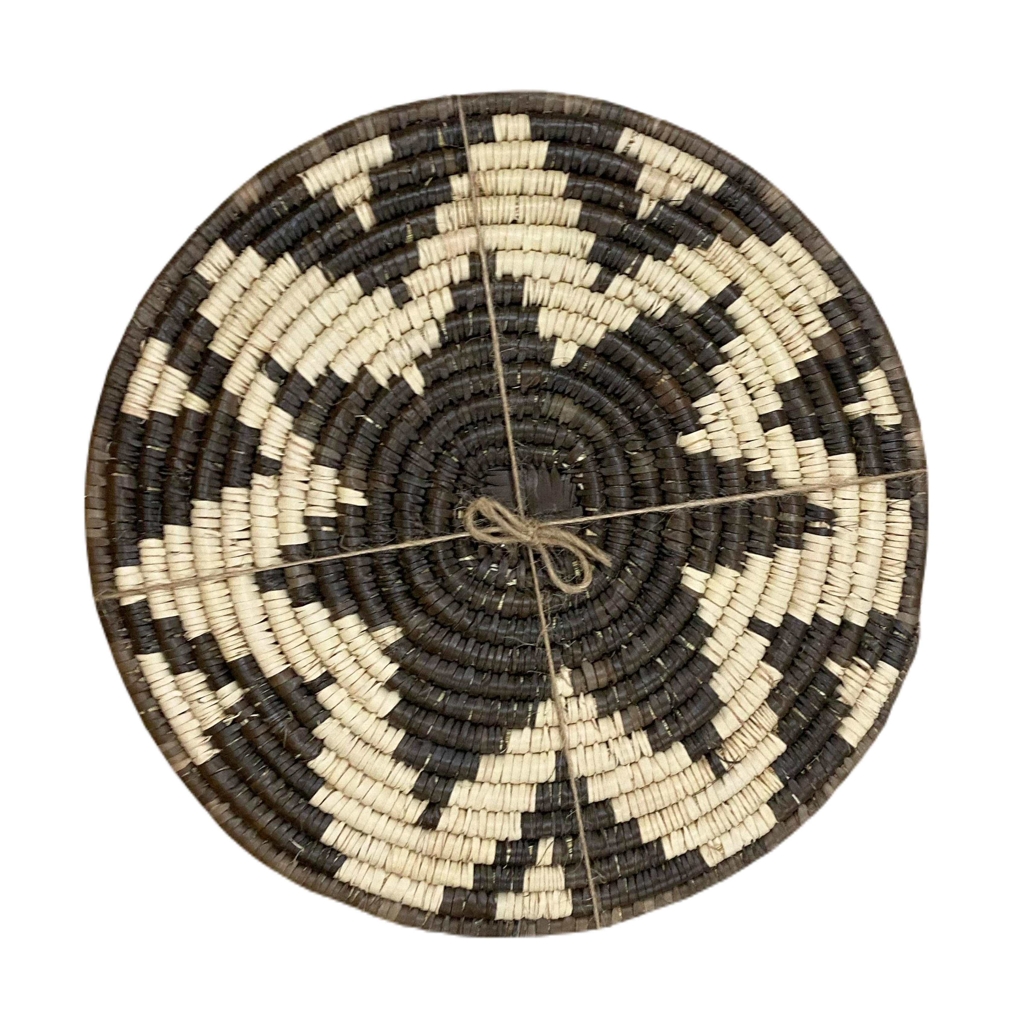 Hand Woven Ilala Palm Placemats (Grey - 4 Pack)