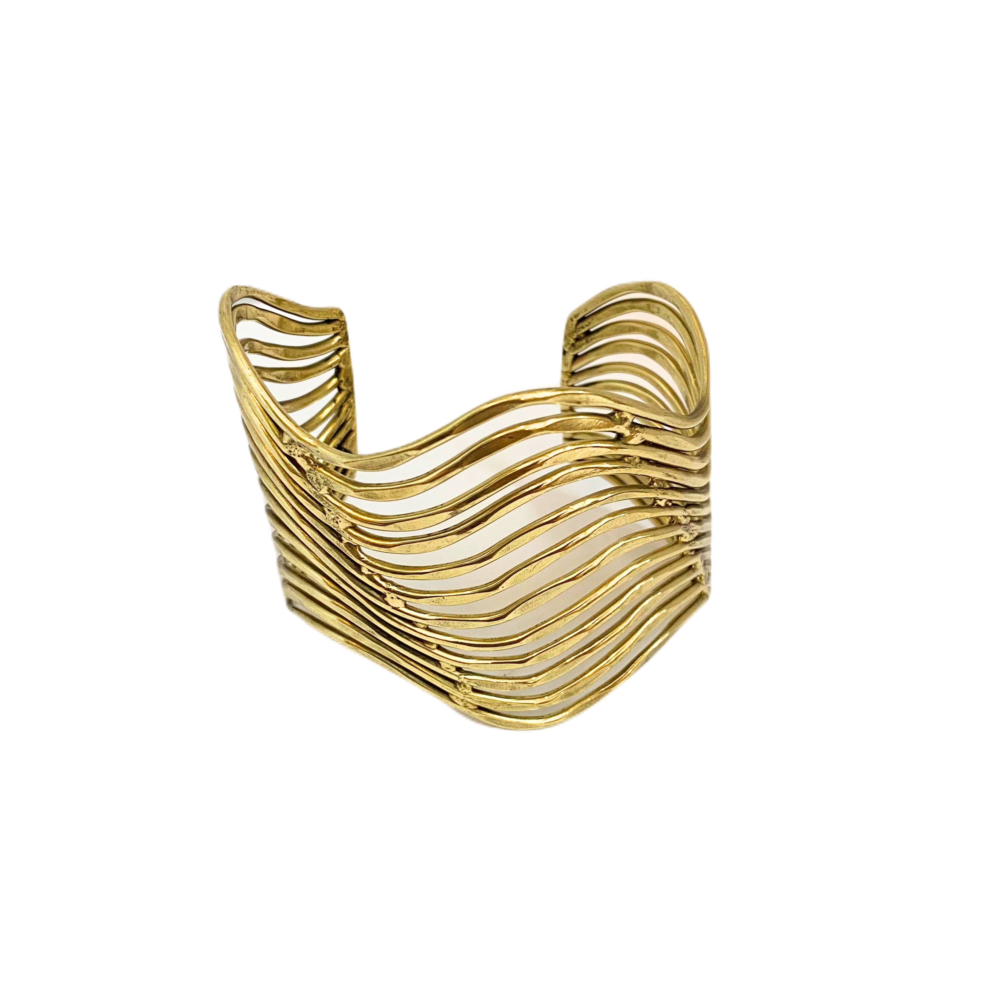 Joanna Gold Wave Cuffs