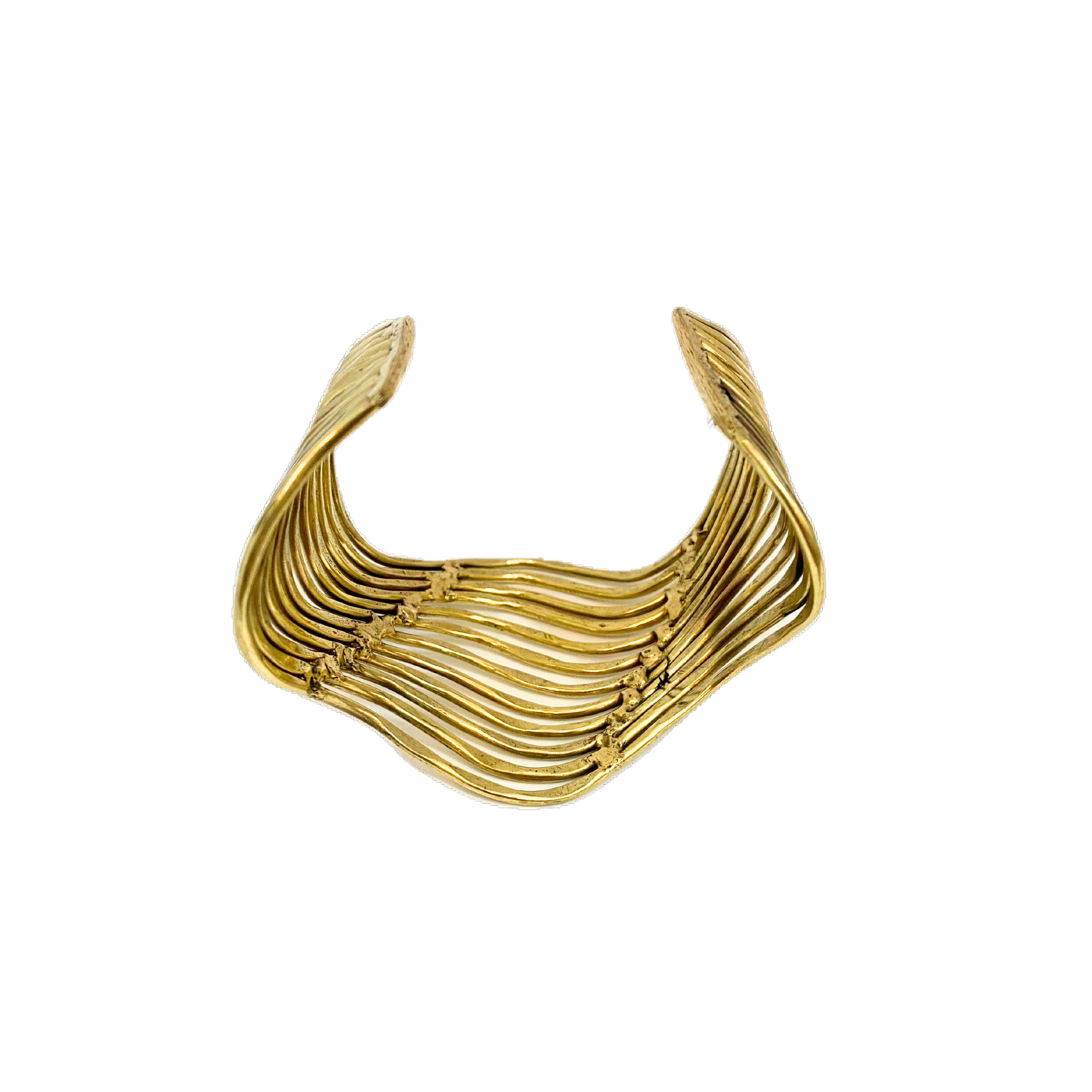 Joanna Gold Wave Cuffs