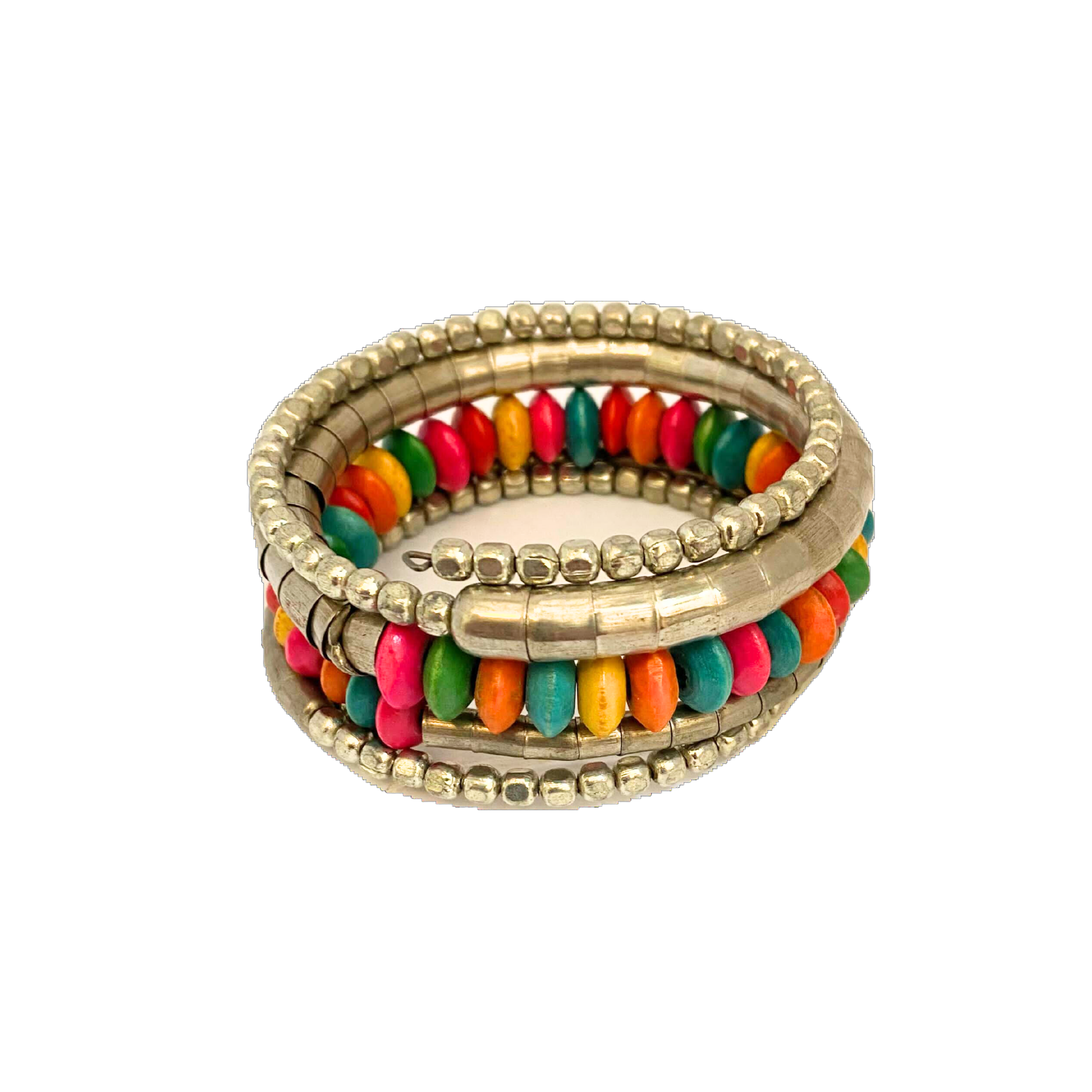 Tina Colourful Spiral Bangle