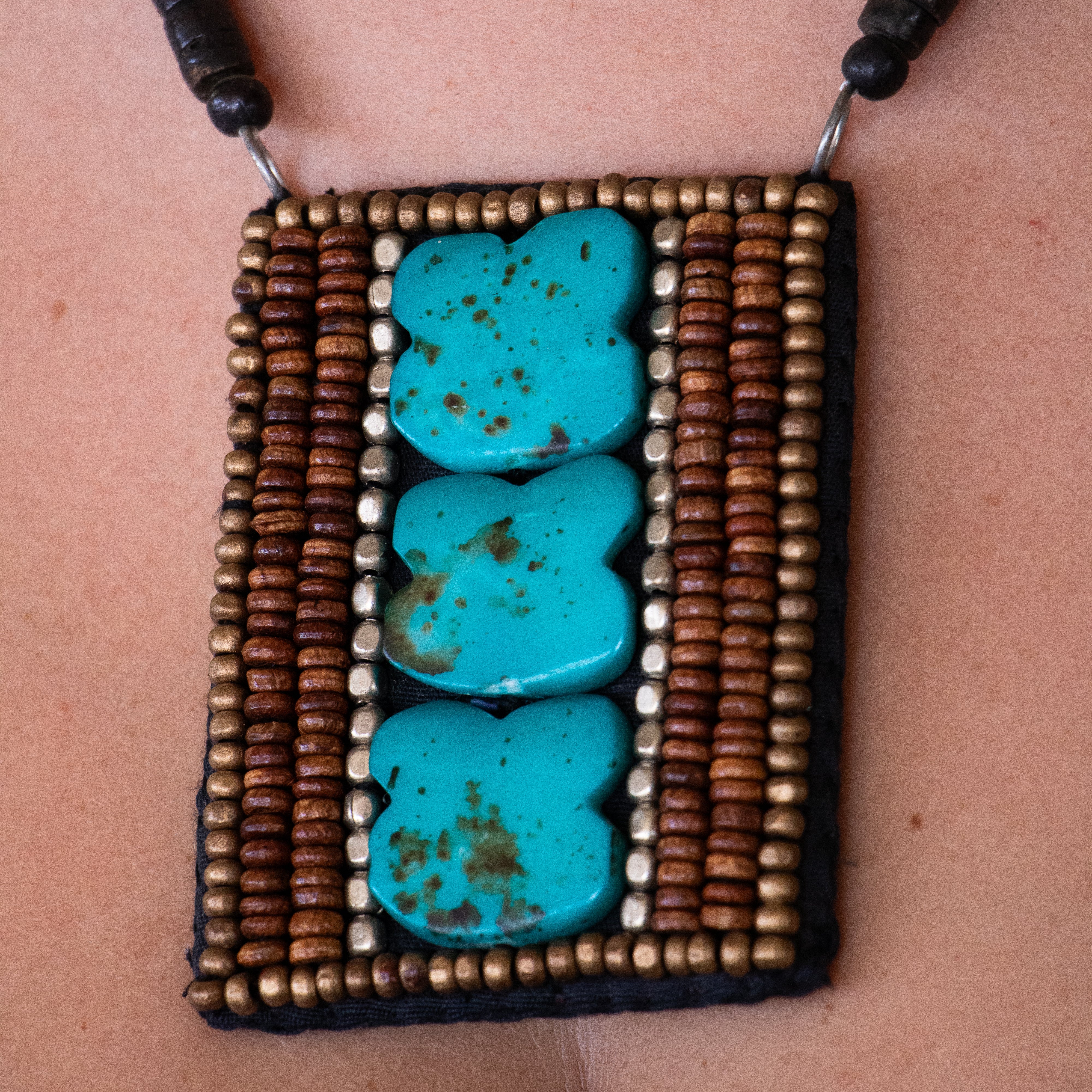 Saran Vintage Turquoise Necklace