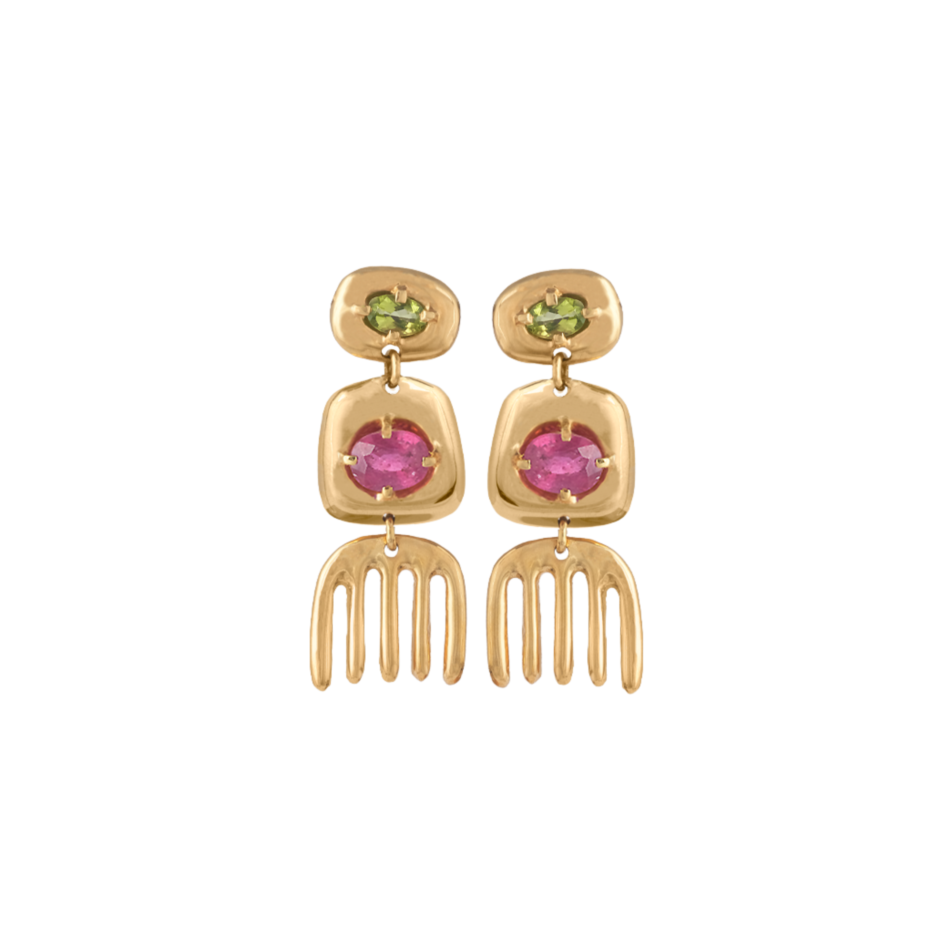 Kirsten Goss Citronnade Stud Earrings