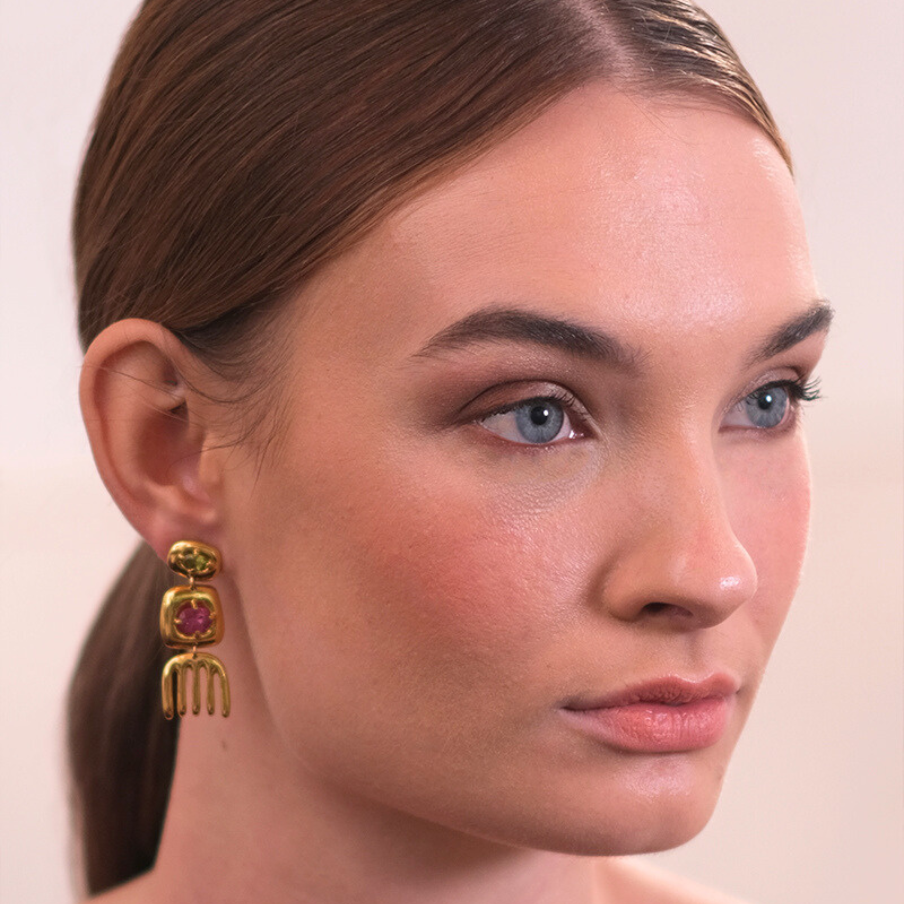Kirsten Goss Citronnade Stud Earrings