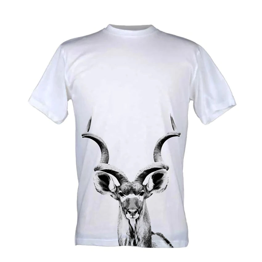 B&W Nature T-Shirt: Kudu Portrait