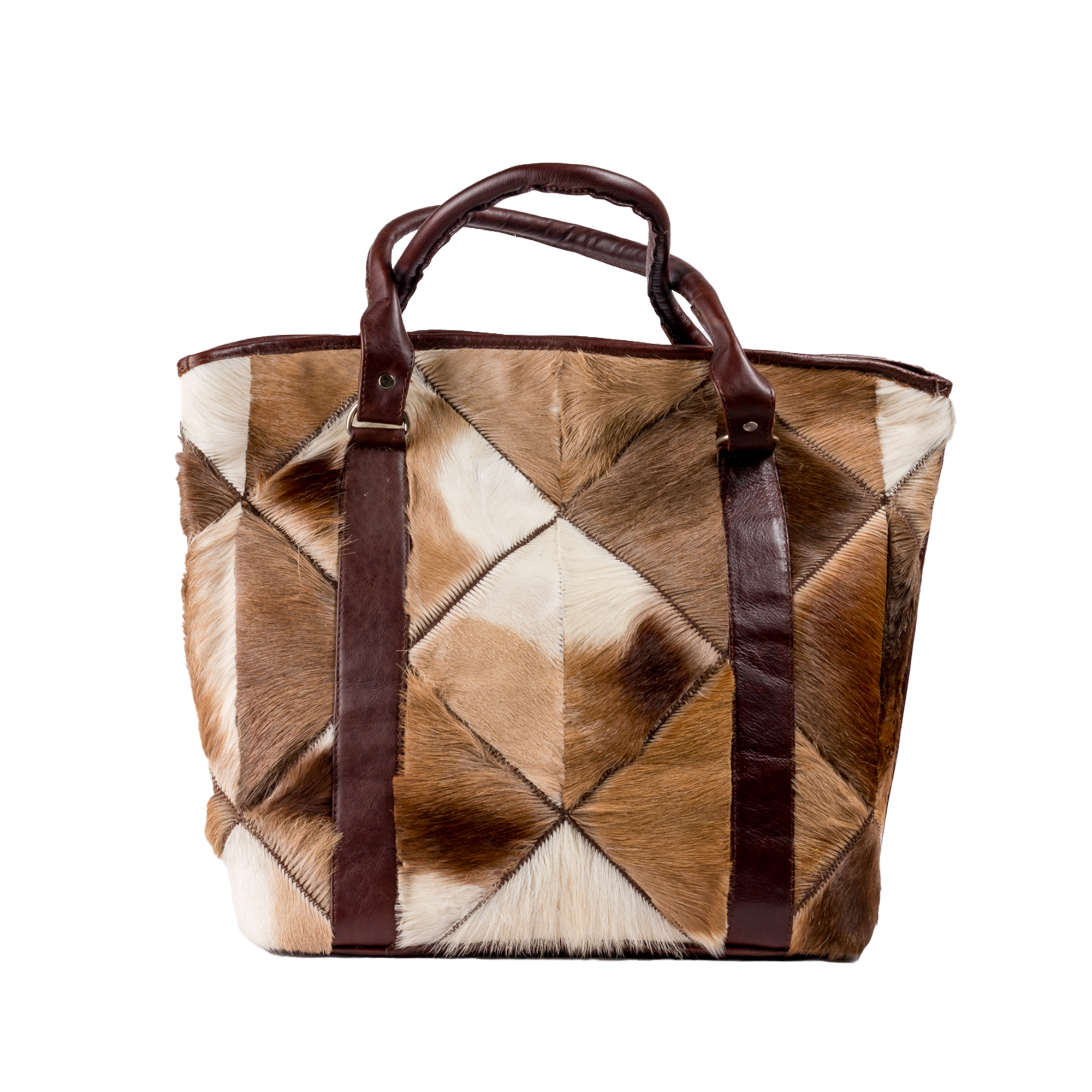 Large Springbok Leather Handbag
