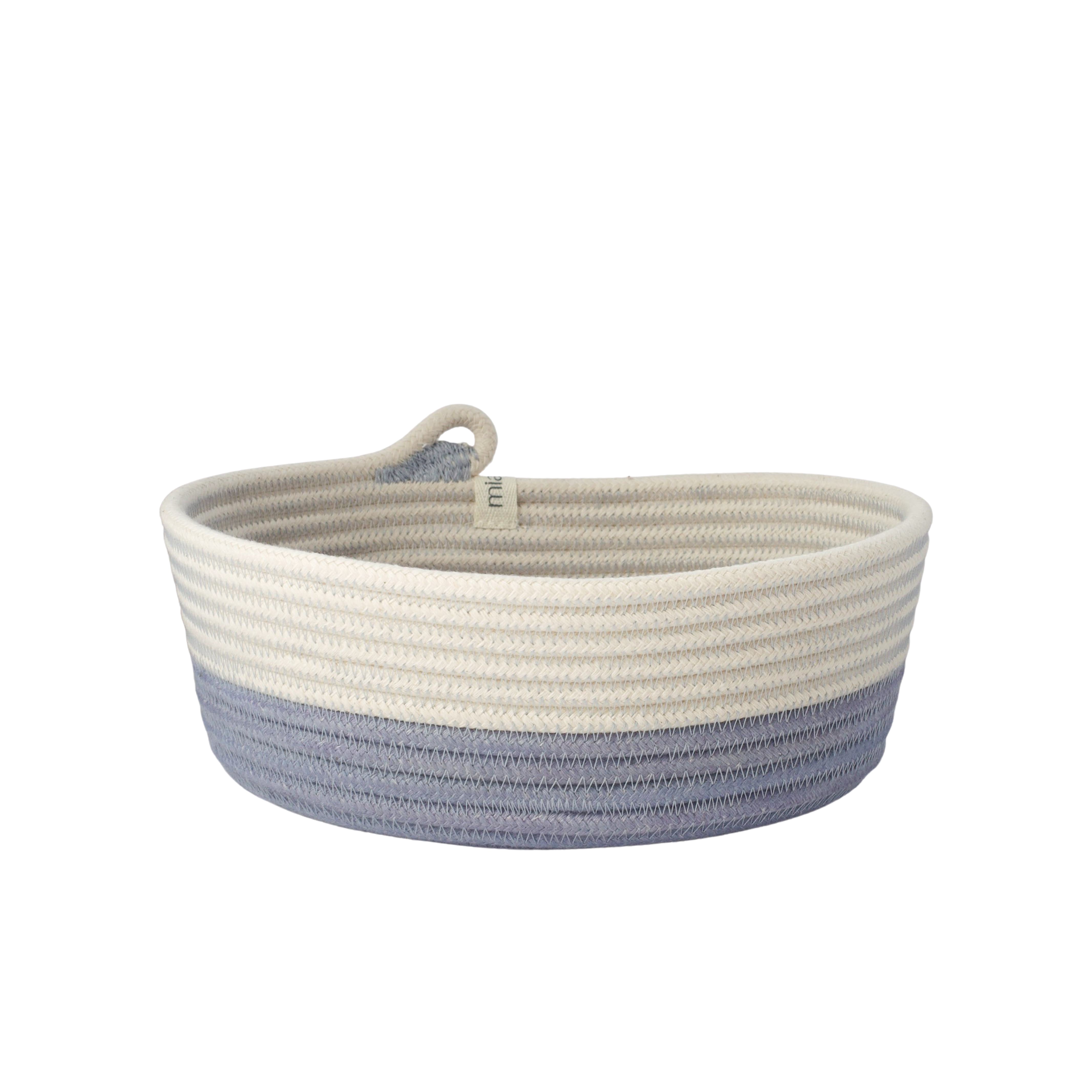 Cotton Woven Essentials Oval Basket (XS)