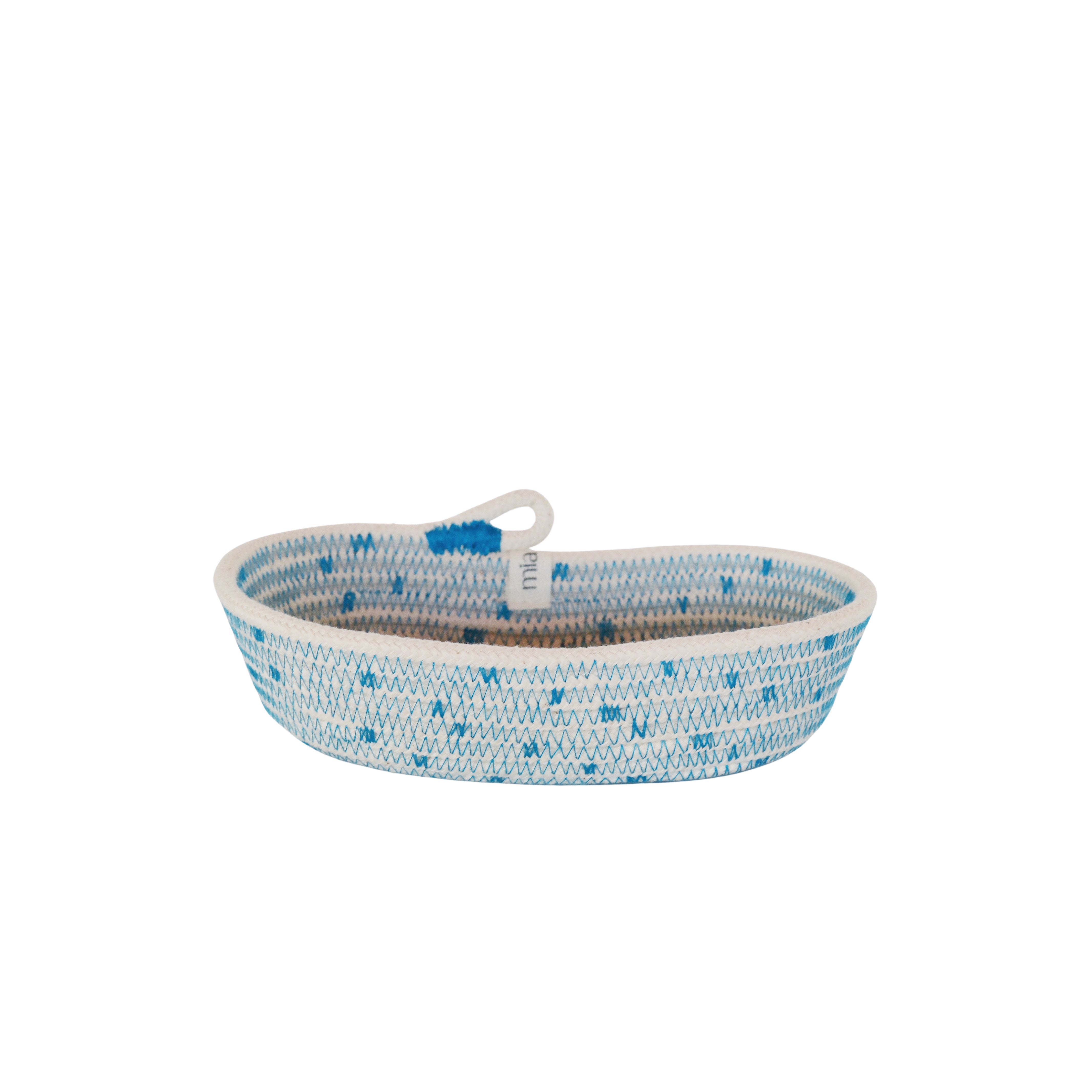 Cotton Woven Petite Oval Basket(XXS)