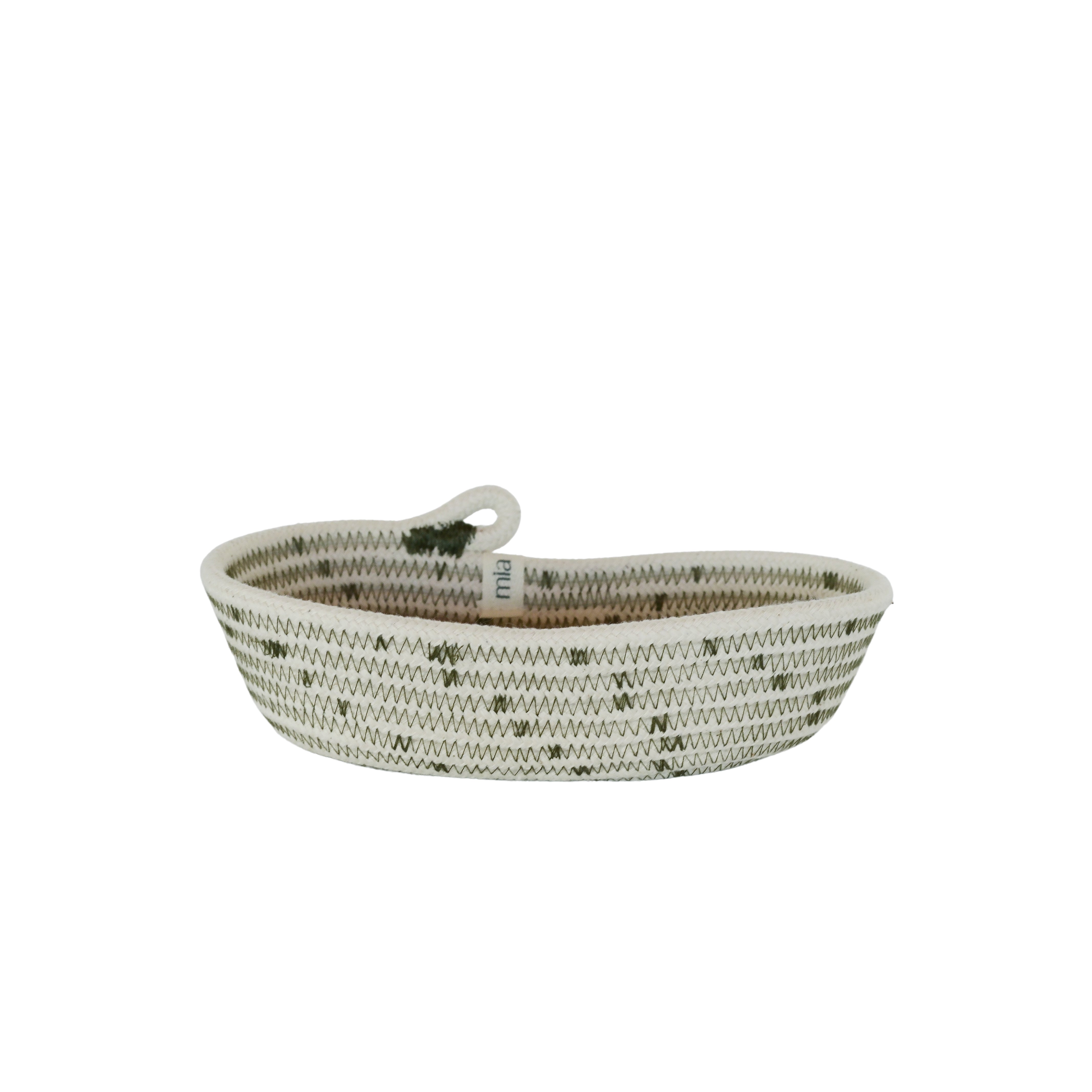 Cotton Woven Petite Oval Basket(XXS)
