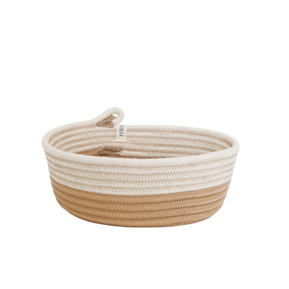 Cotton Woven Essentials Oval Basket (XS)