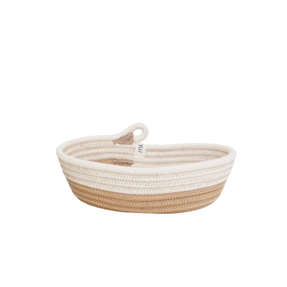 Cotton Woven Petite Oval Basket(XXS)
