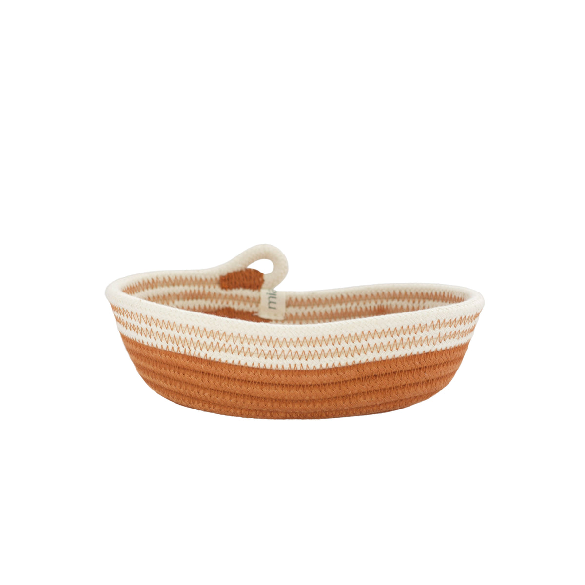 Cotton Woven Petite Oval Basket(XXS)
