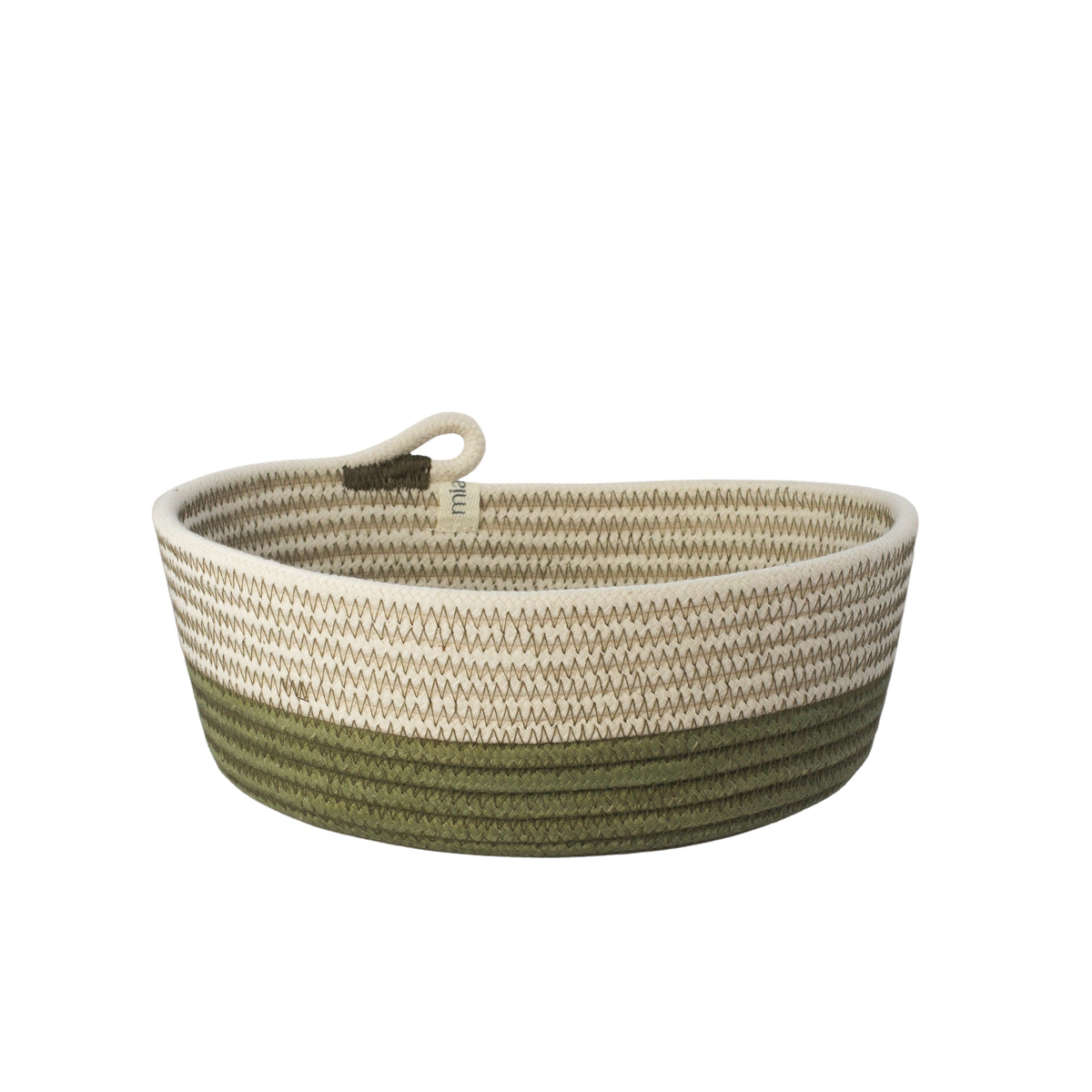 Cotton Woven Essentials Oval Basket (XS)