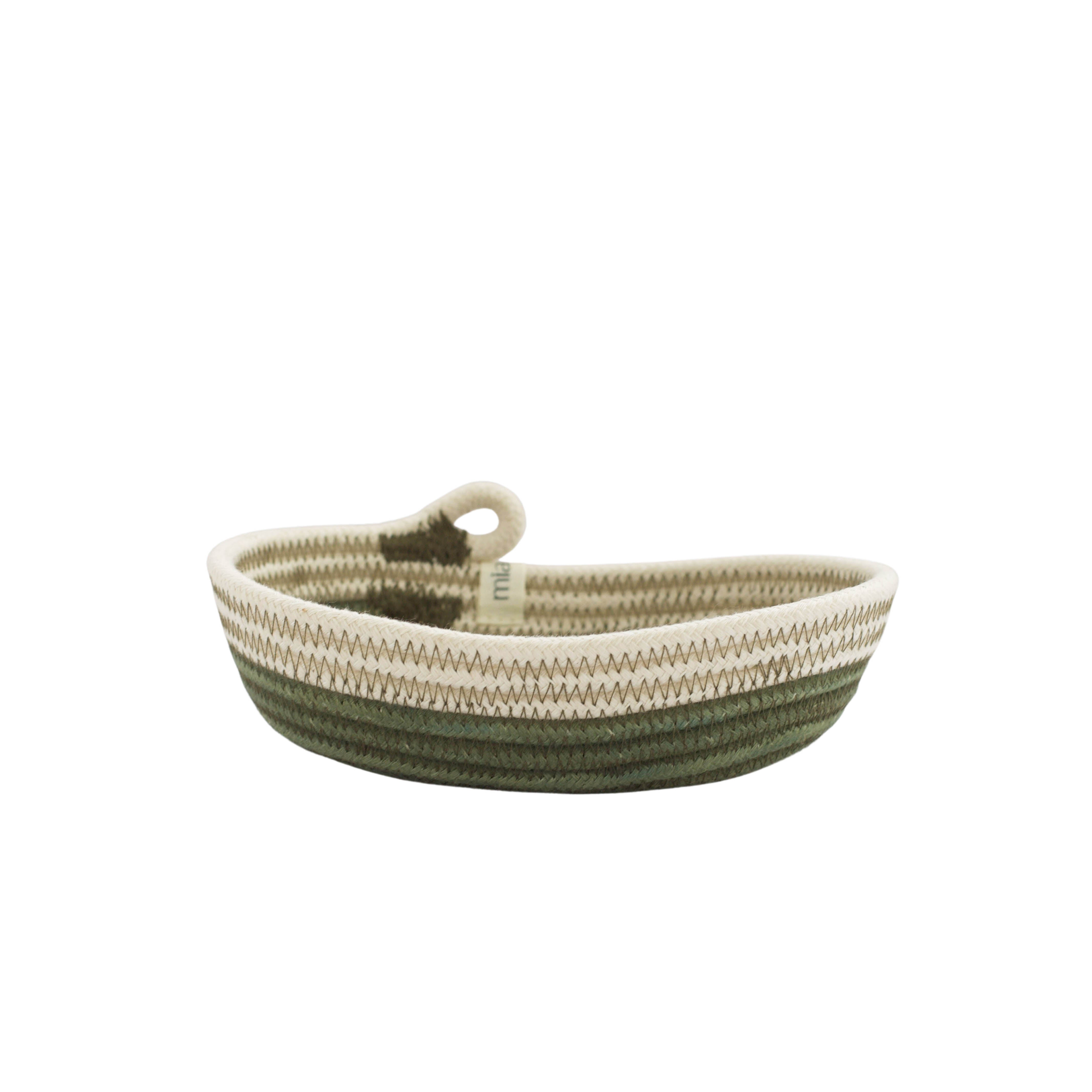 Cotton Woven Petite Oval Basket(XXS)