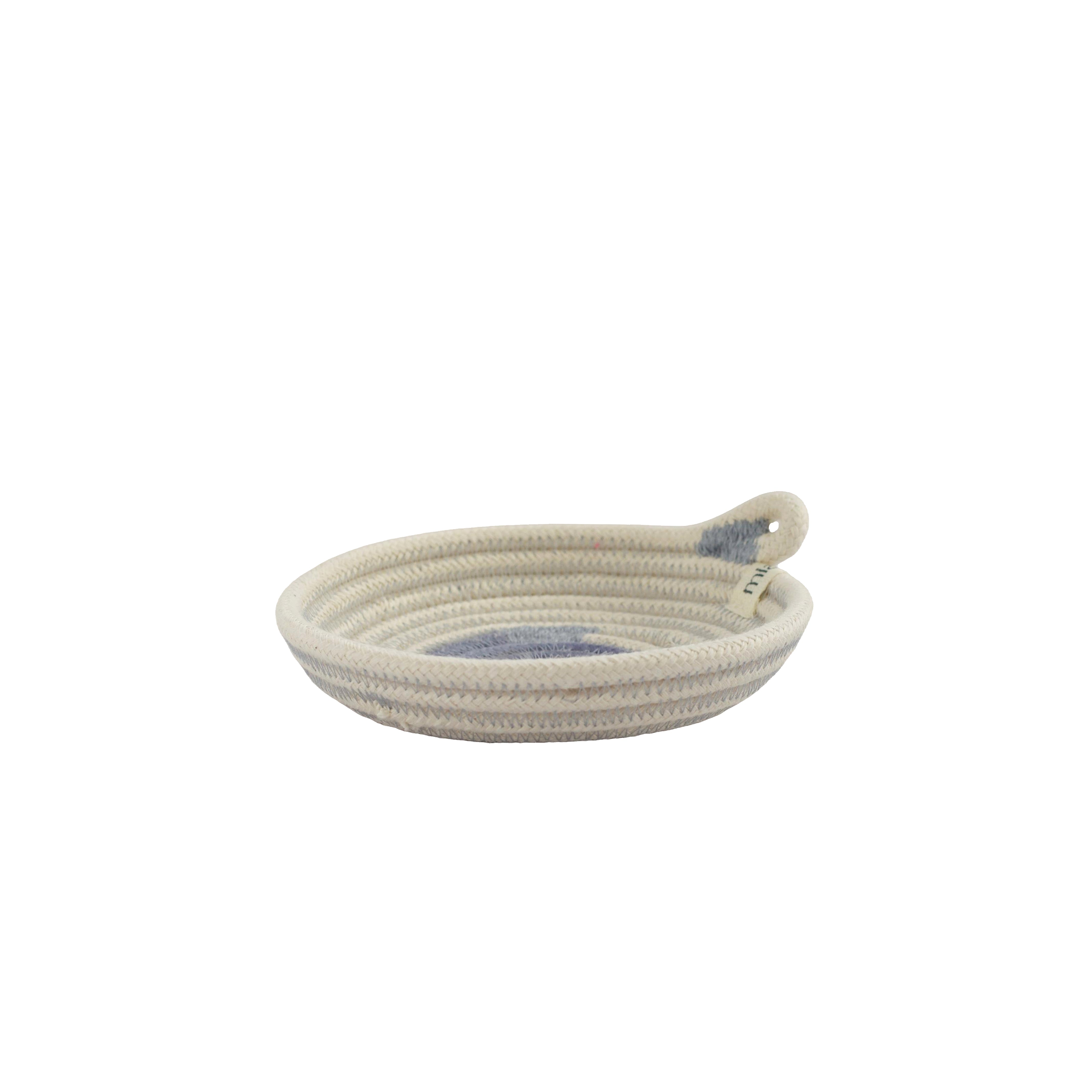 Cotton Woven Petite Trinket Tray (XS)