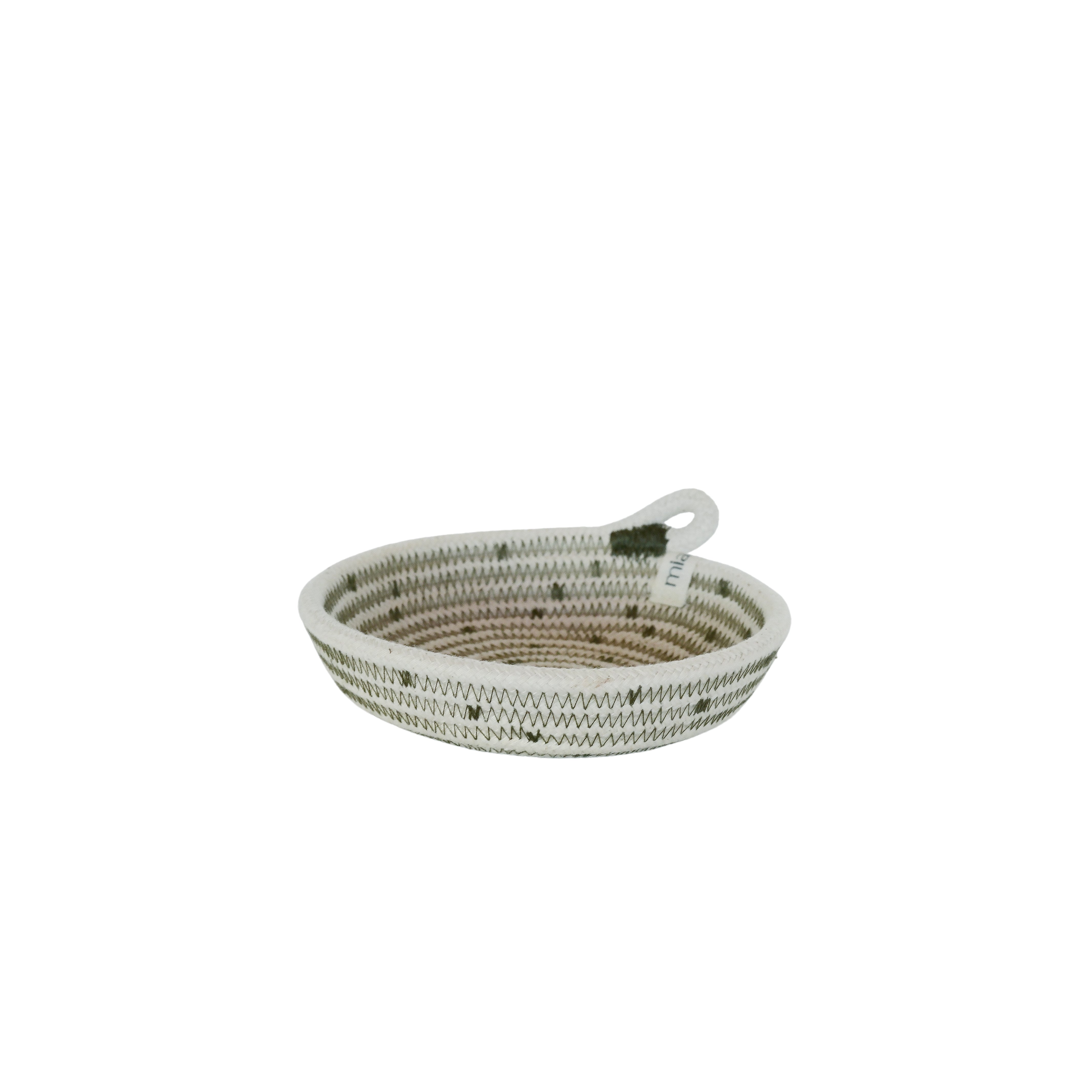 Cotton Woven Petite Trinket Tray (XS)