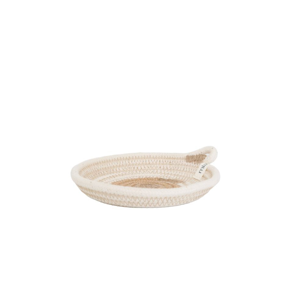 Cotton Woven Petite Trinket Tray (XS)
