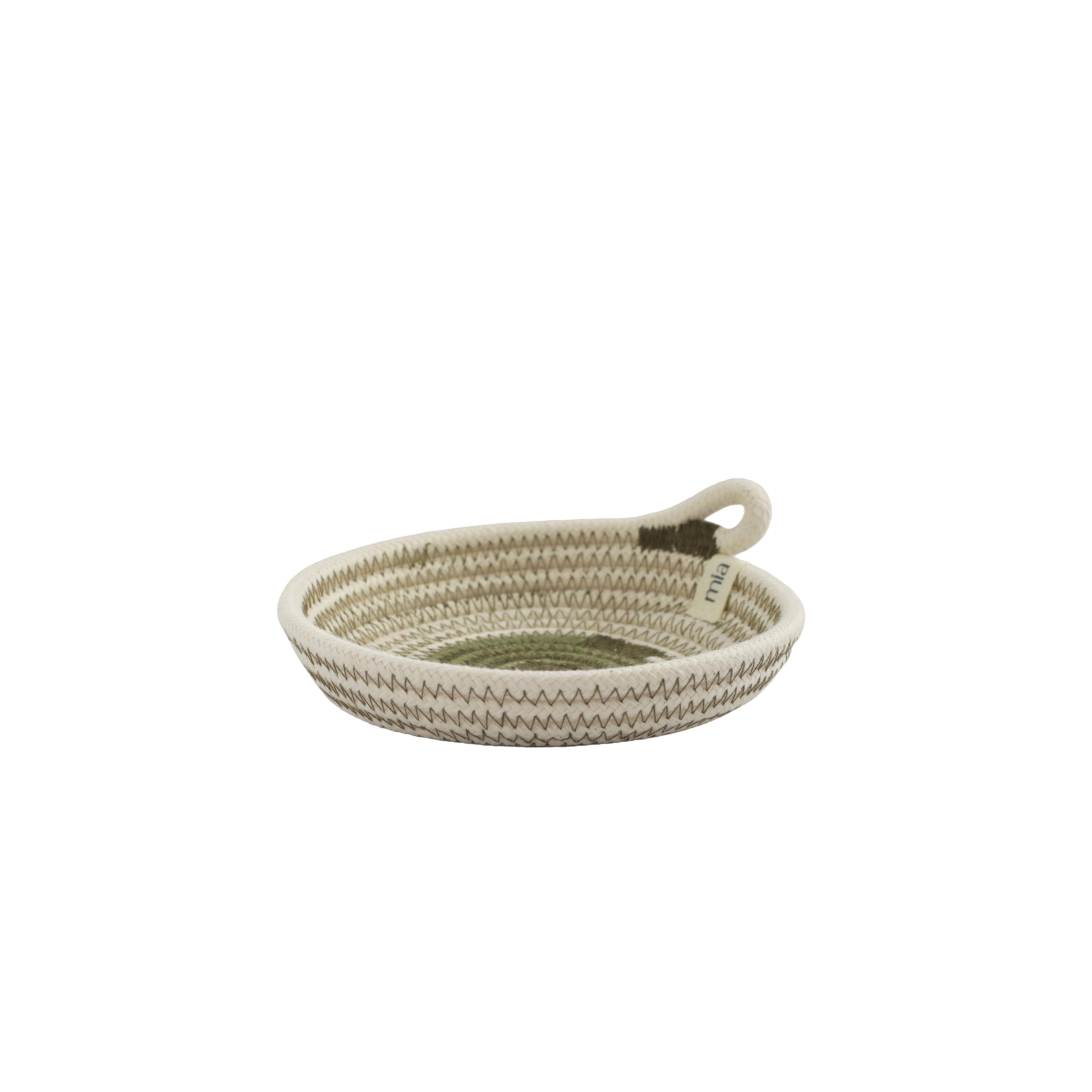 Cotton Woven Petite Trinket Tray (XS)