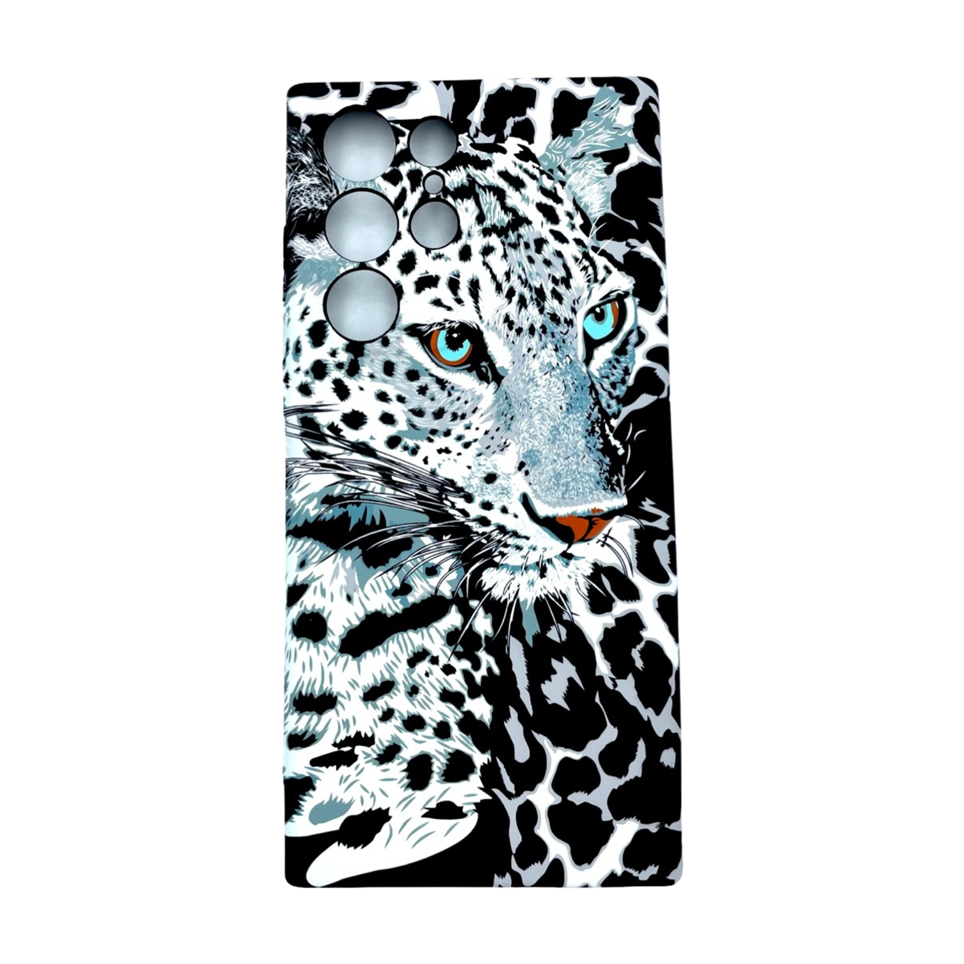 Glow In The Dark Leopard Silicone Cellphone Cover