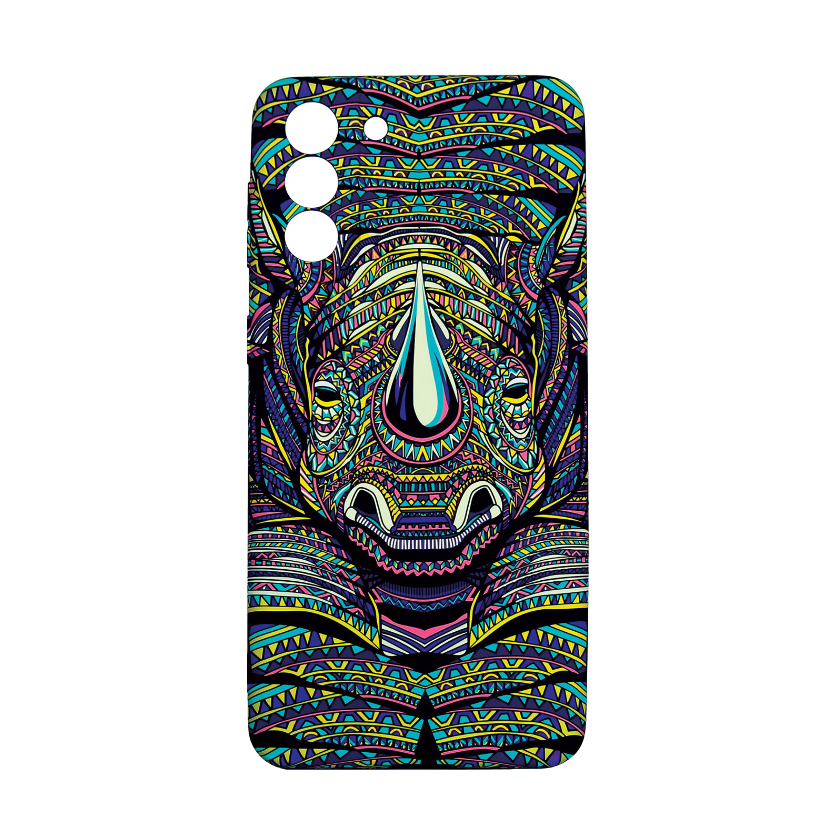 Glow In The Dark Rhino Silicone Cellphone Cover