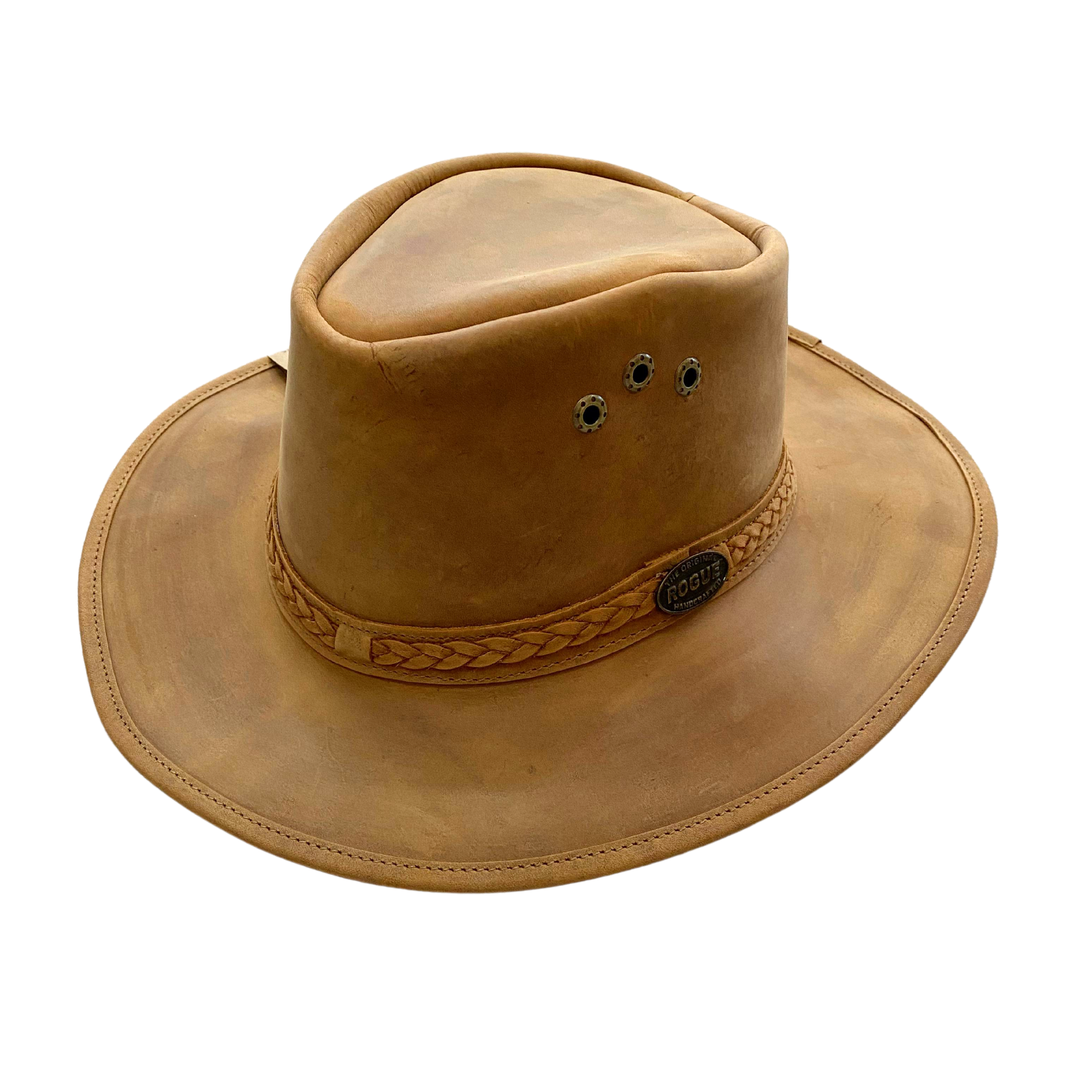 Rogue Tan Leather Tugella Rancher Hat