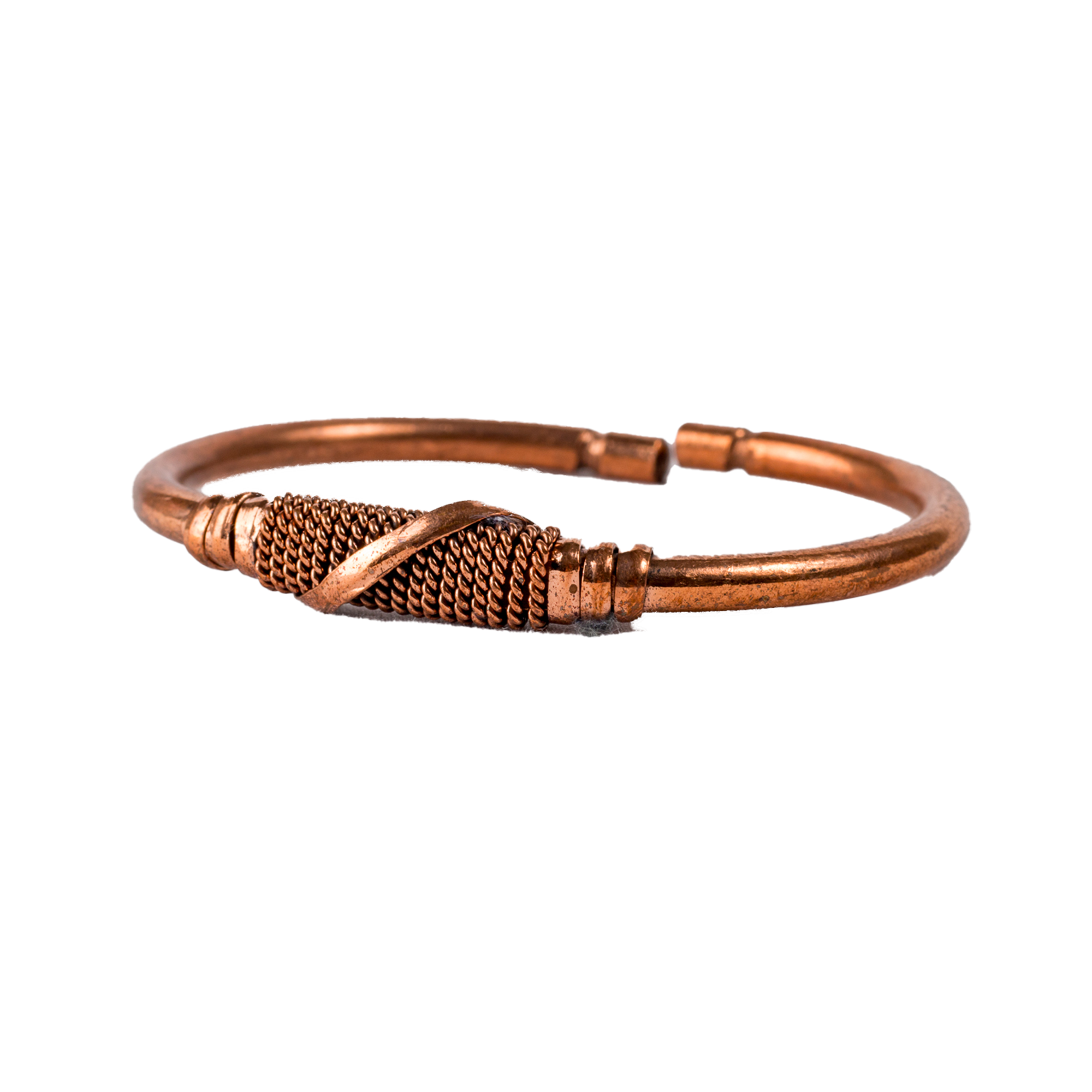 Knotted Copper Bangle