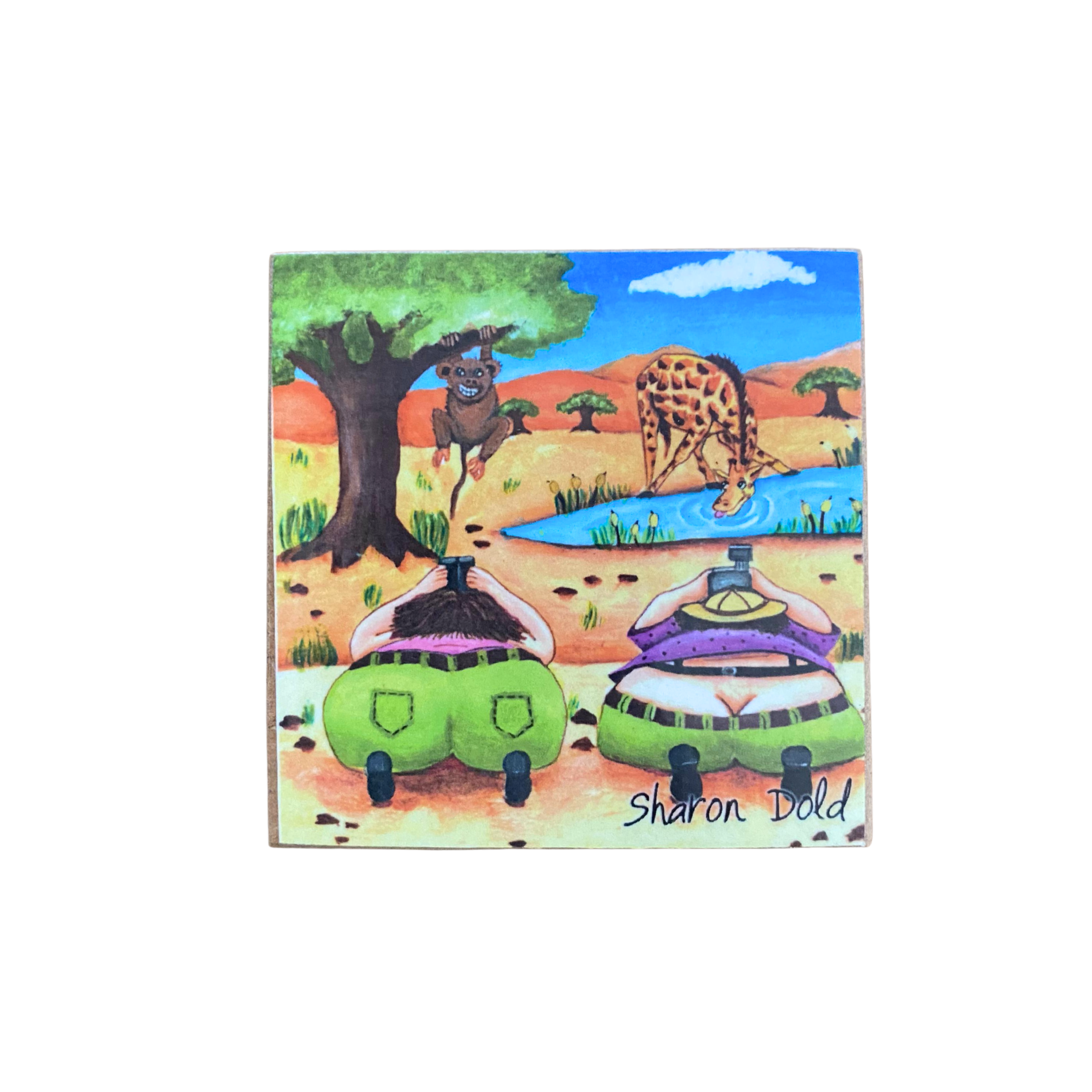 Sharon Dold's Fat Ladies On Safari Fridge Magnets