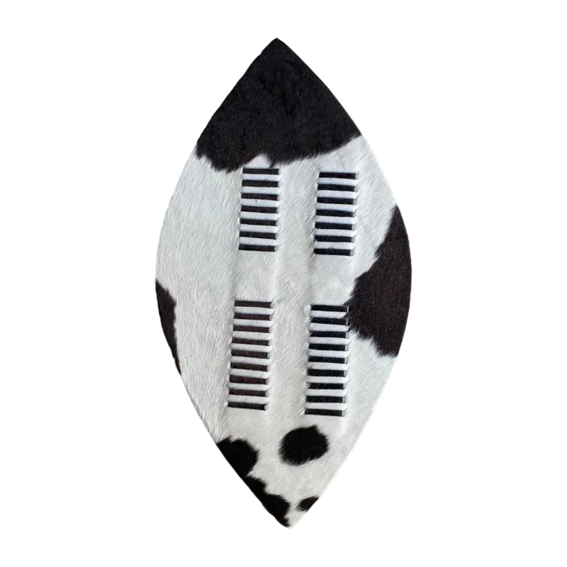 Zulu Shield Wood Backed Wall Hanging