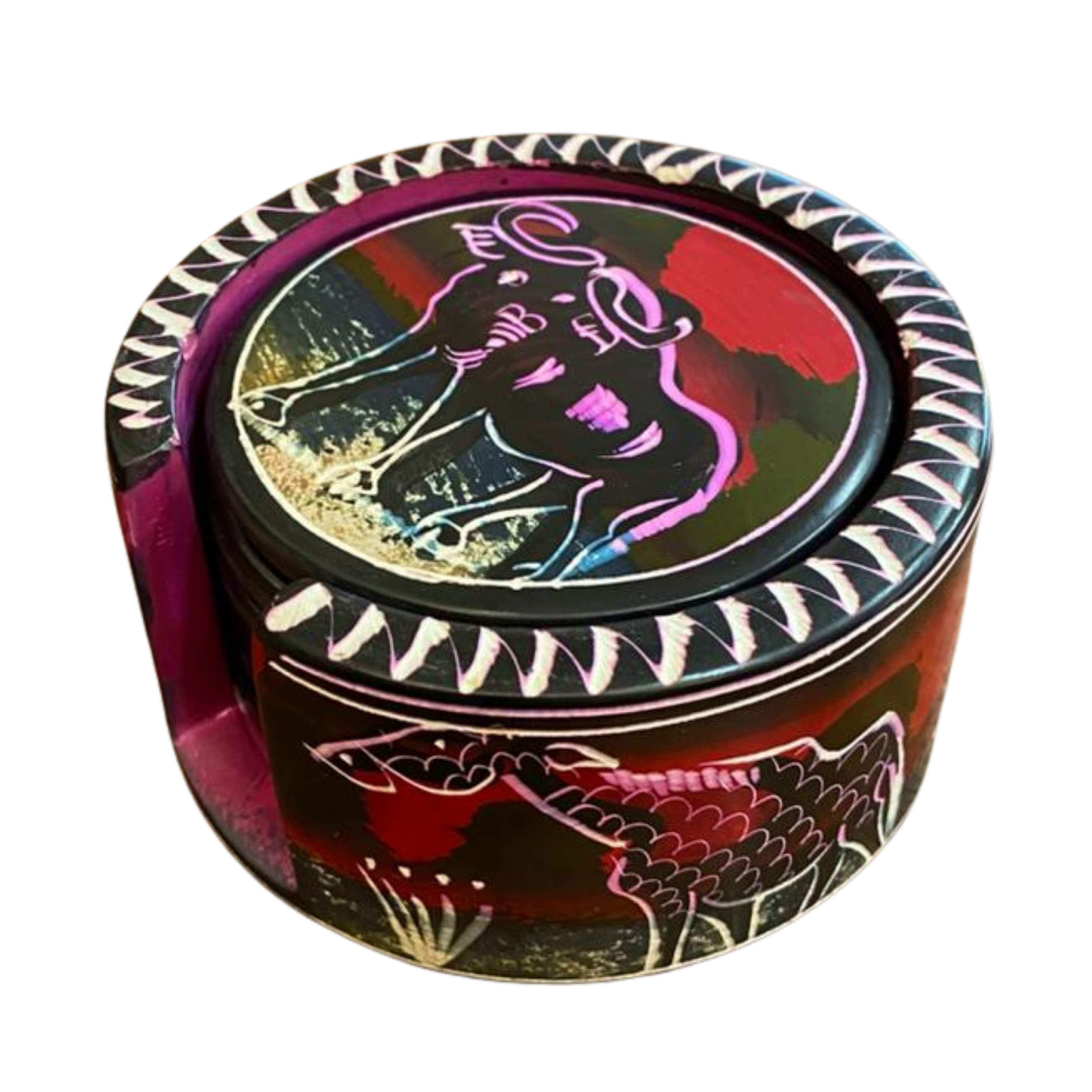 Medium Colourful Soapstone Coasters