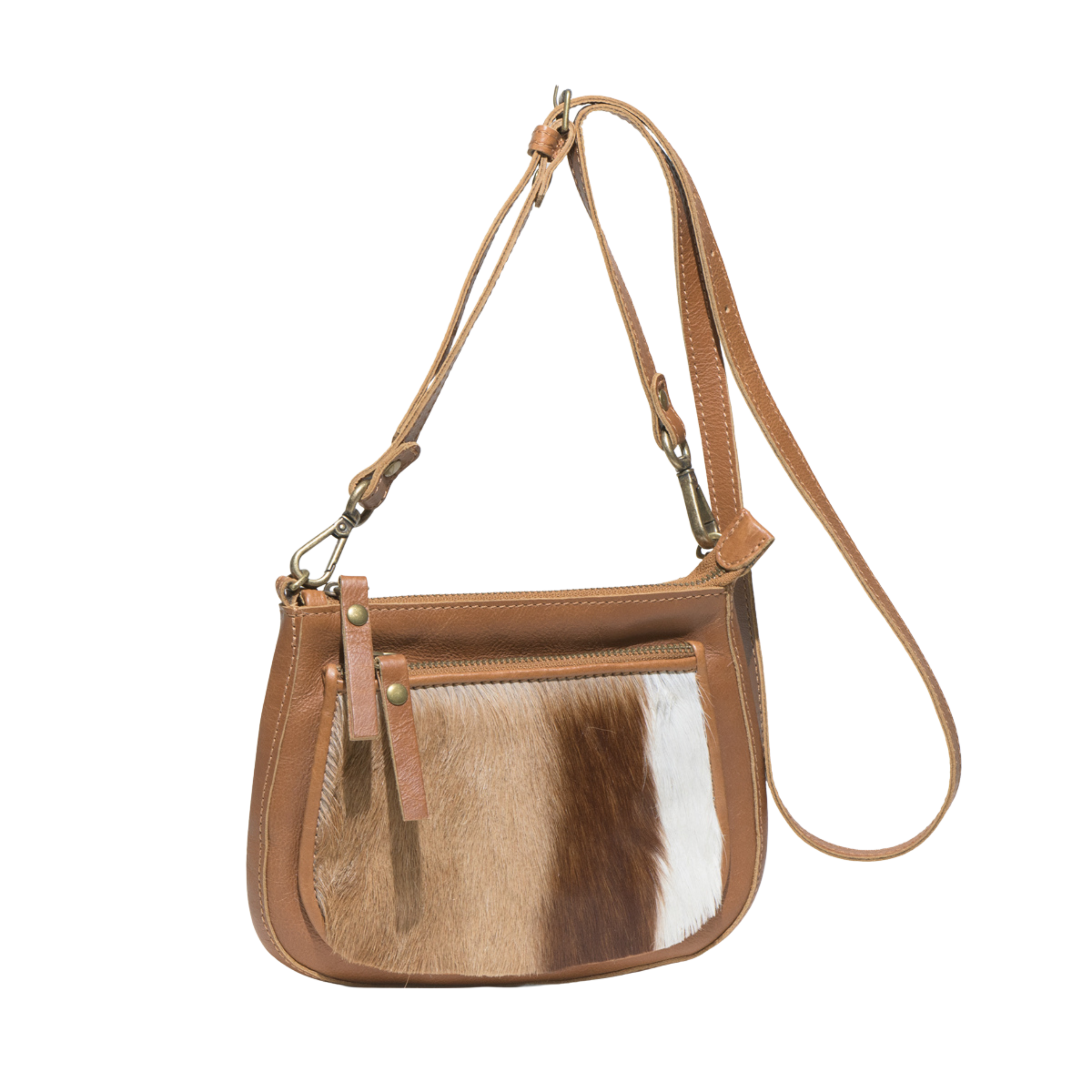 Springbok Leather Belt Crossbody