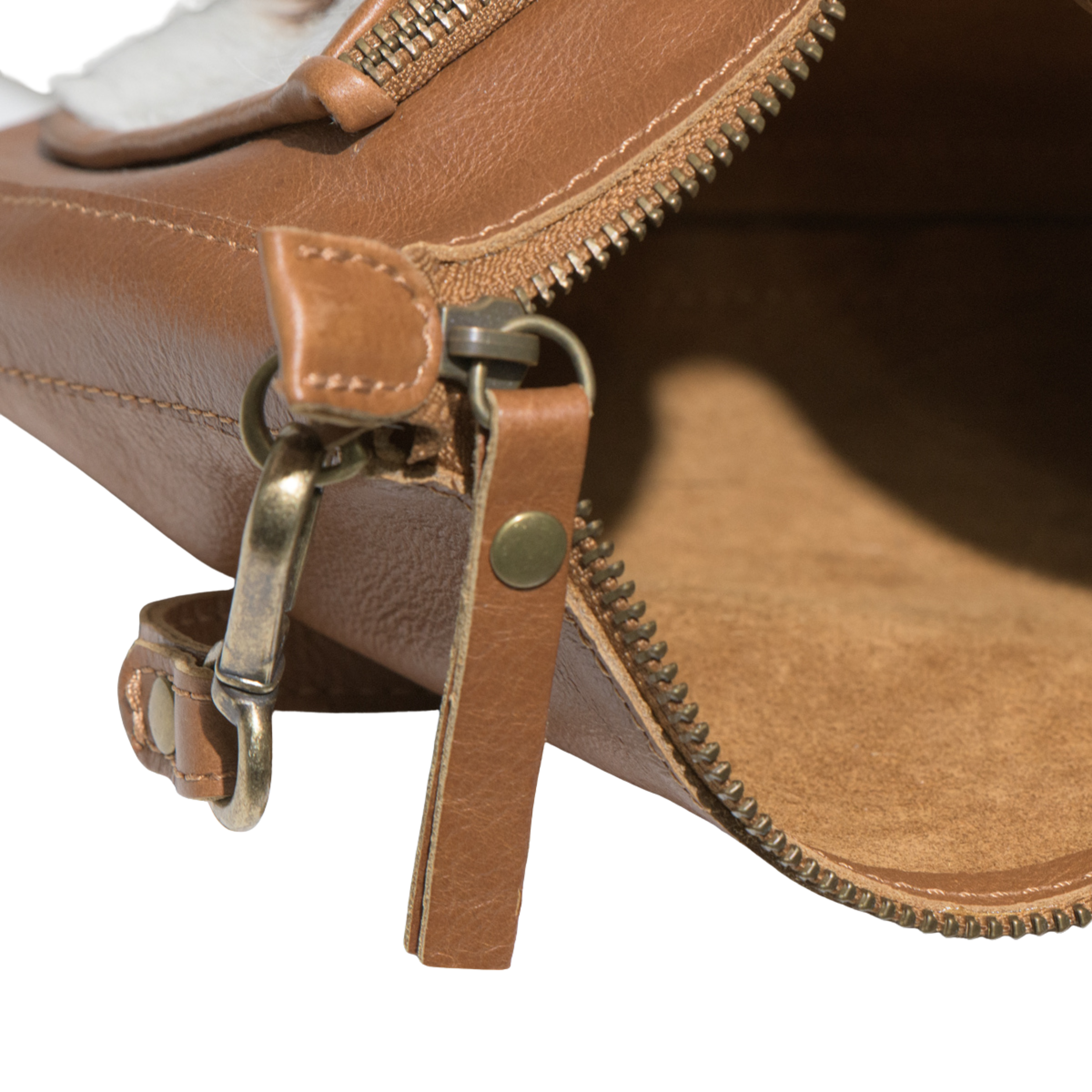 Springbok Leather Belt Crossbody