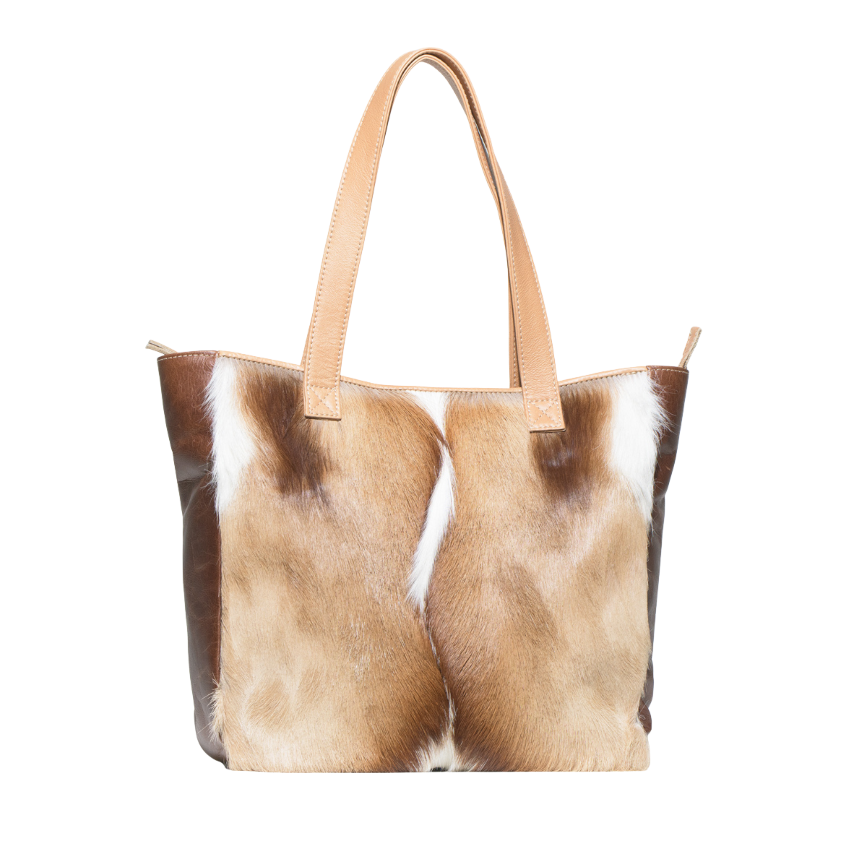 Springbok Leather Tan Tote Handbag - Charlene