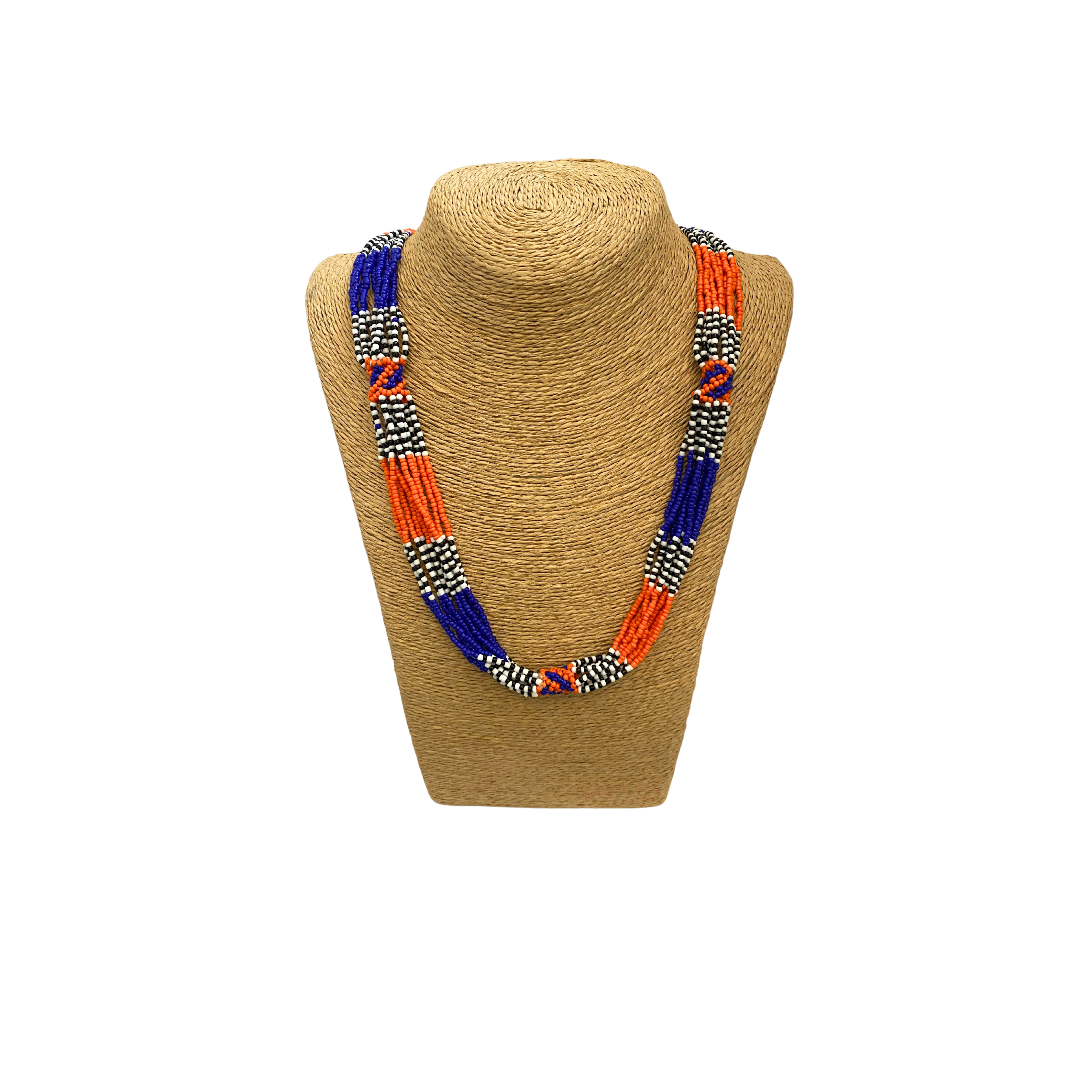 Traditional Zulu Hand Beaded Necklace (Colourful)